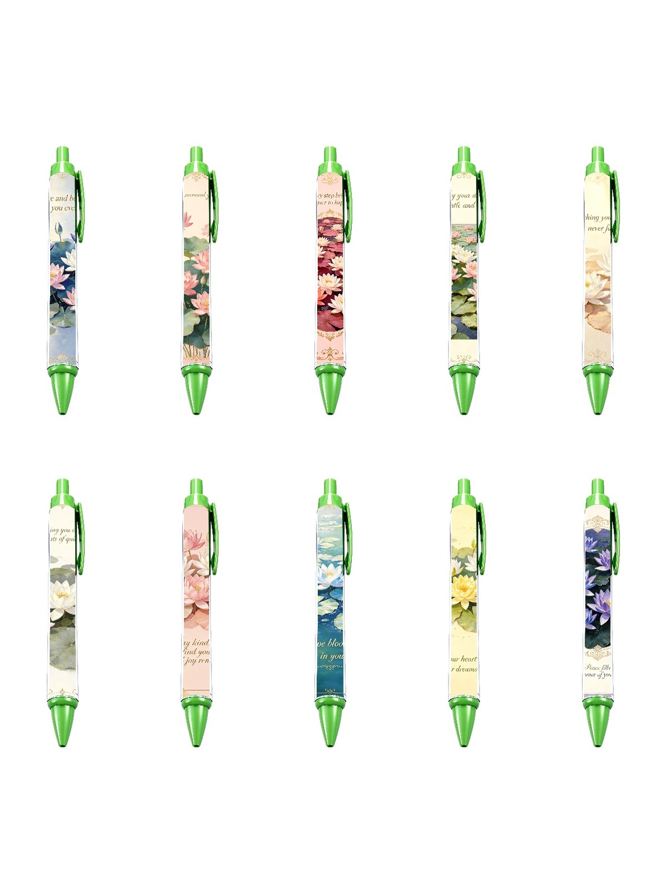 Hydrangea Pen, Blue Beautiful Soul - 10-Pack