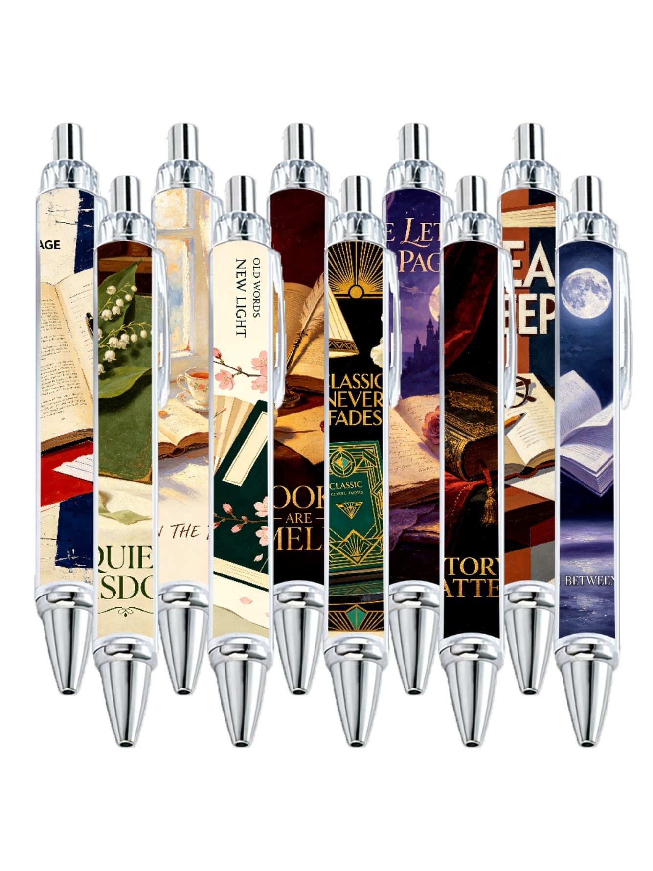 Multi Graphic Print Ballpoint Pens