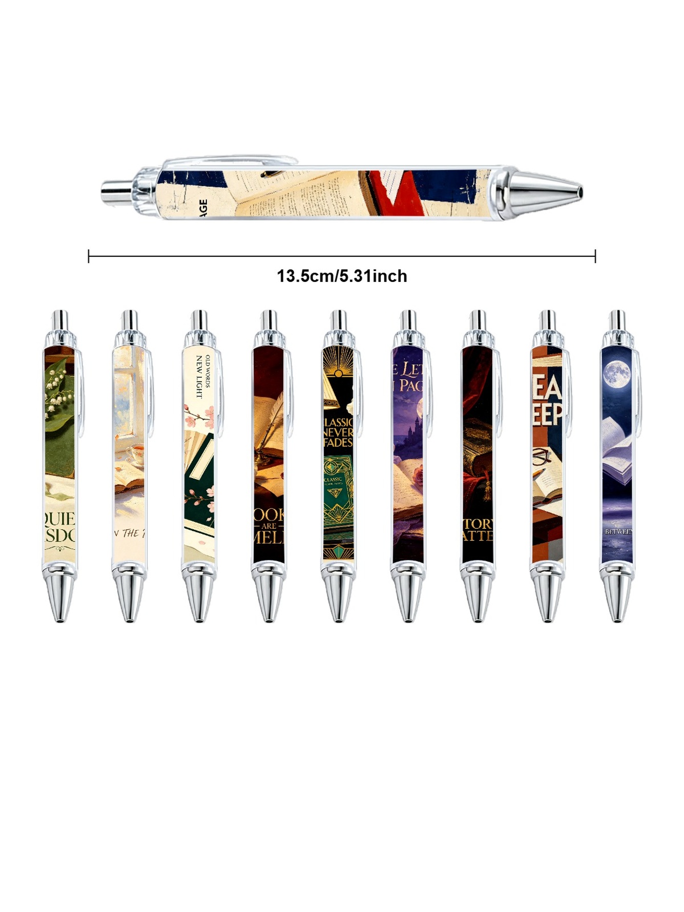 Multi Graphic Print Ballpoint Pens