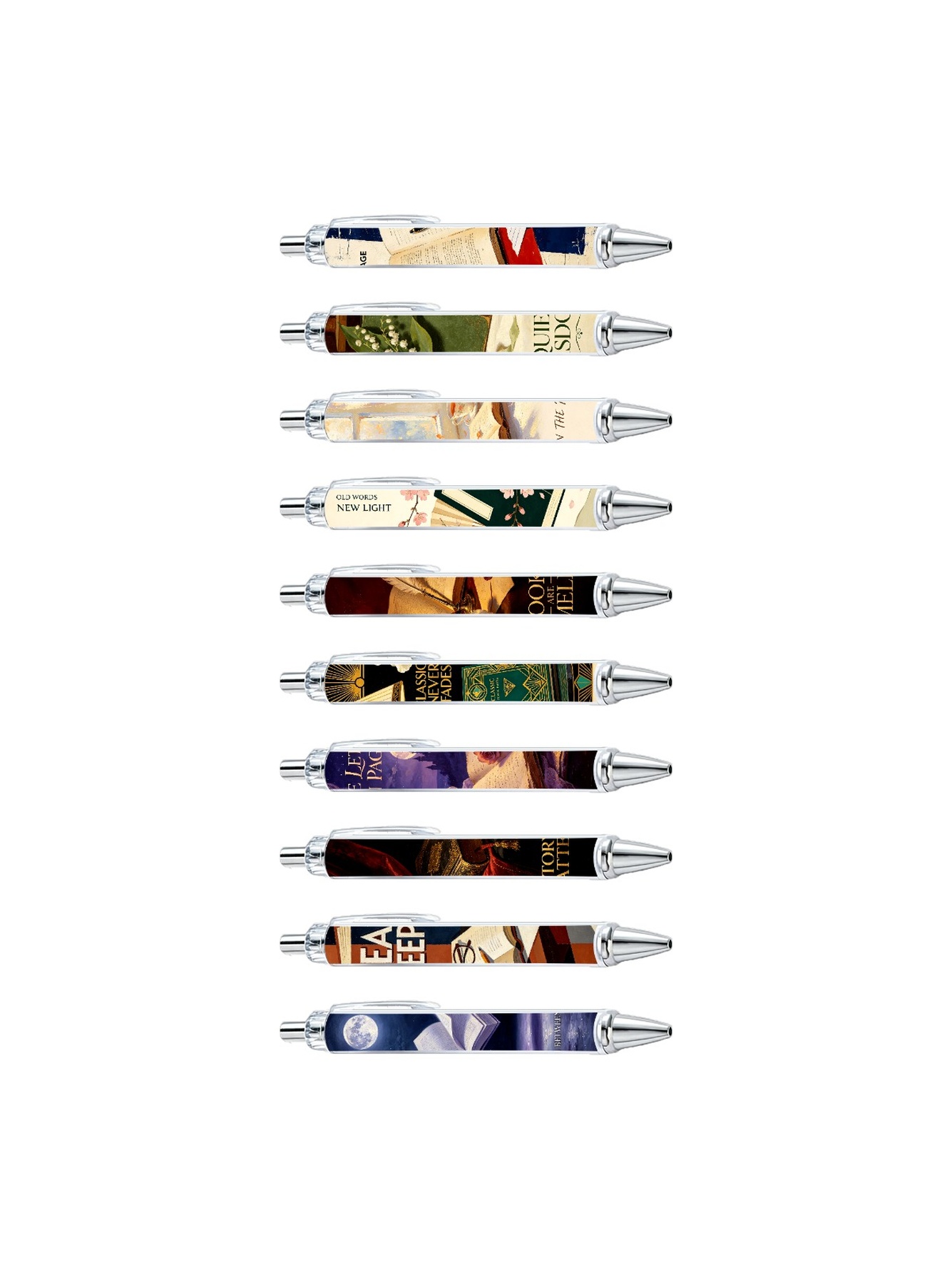 Multi Graphic Print Ballpoint Pens