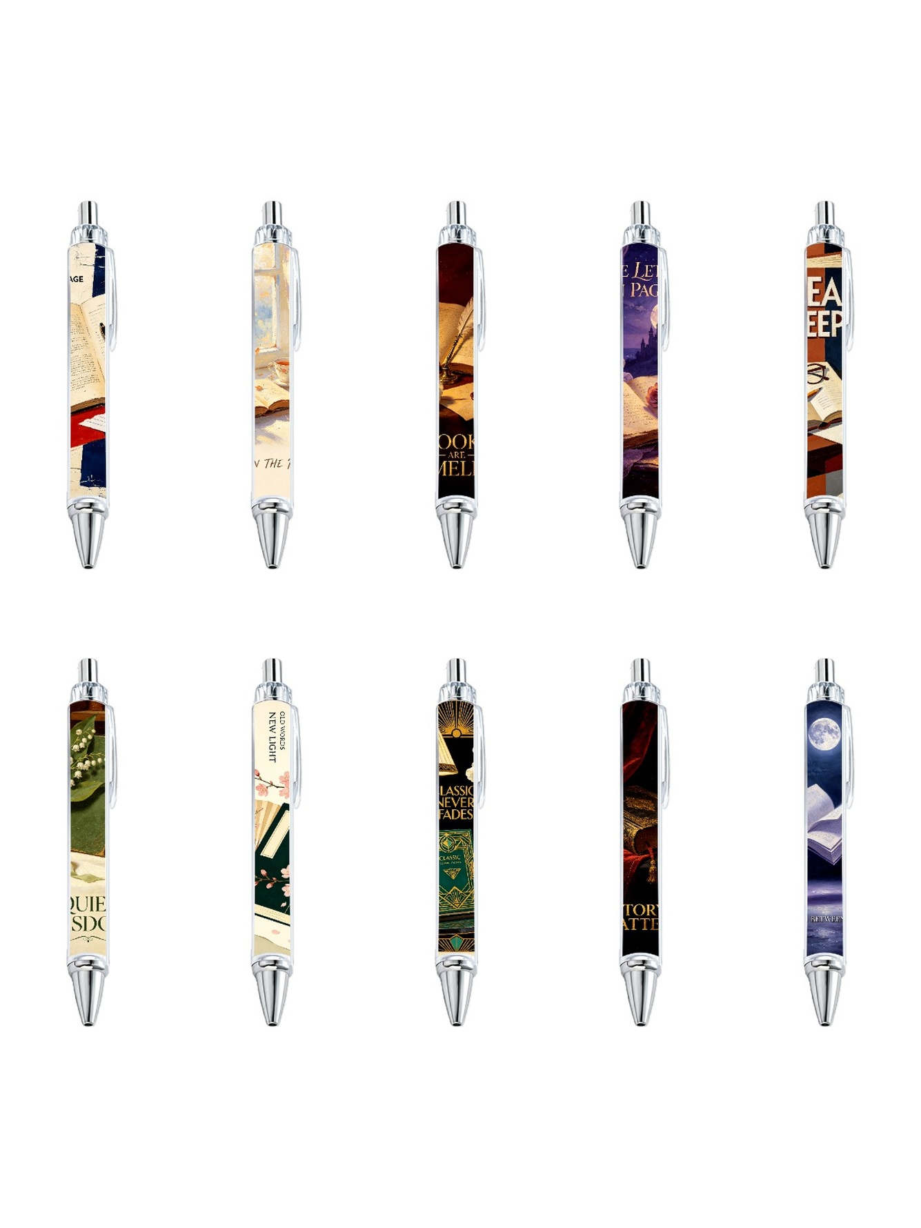 Multi Graphic Print Ballpoint Pens