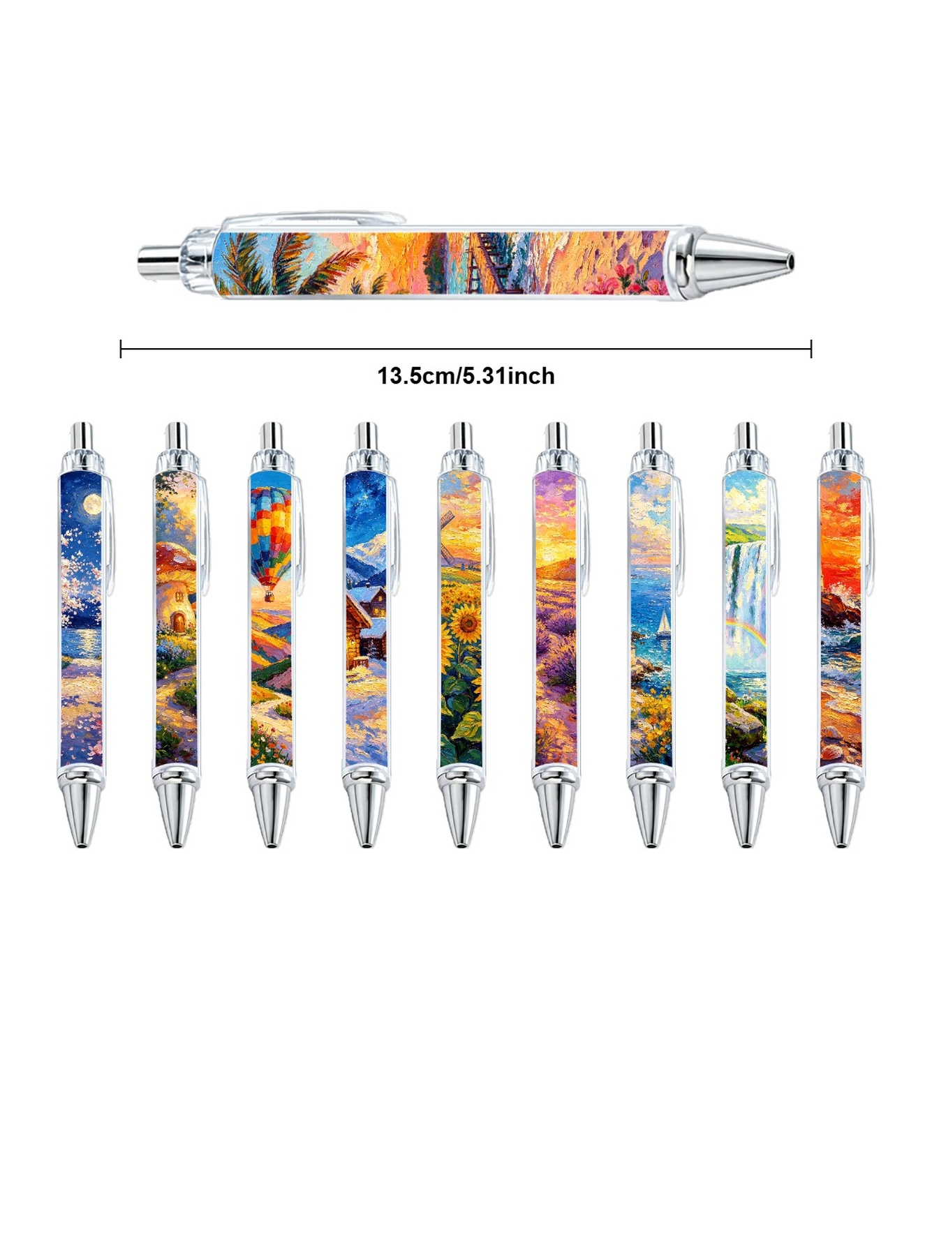 Multi Scenic Ballpoint Pens