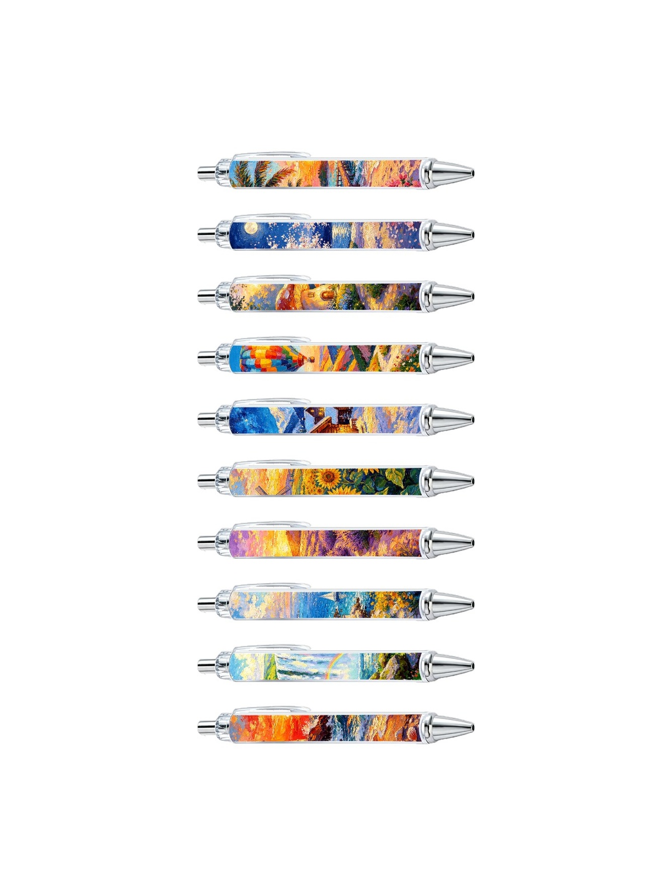 Multi Scenic Ballpoint Pens