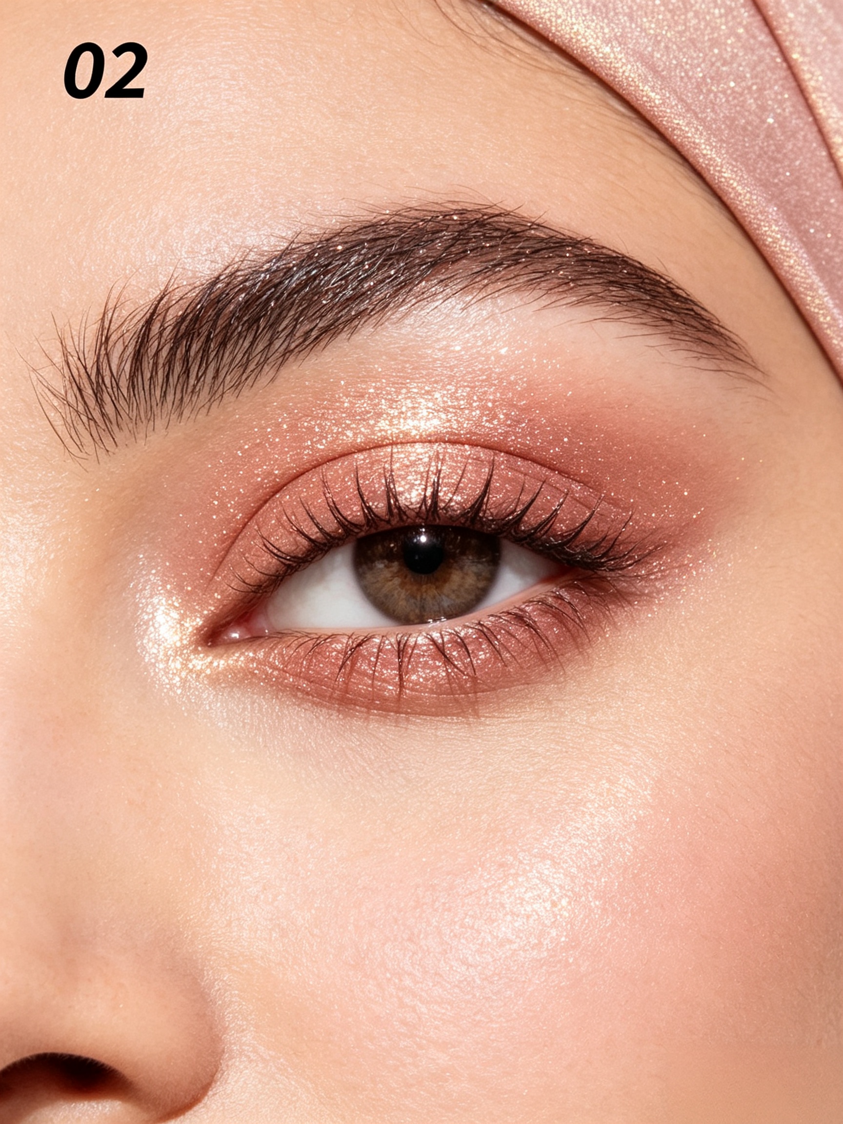 YOUNG VISION #02 Shimmer Gold Eyeshadow Stick - Waterproof and Long-Lasting Cream Eye Makeup