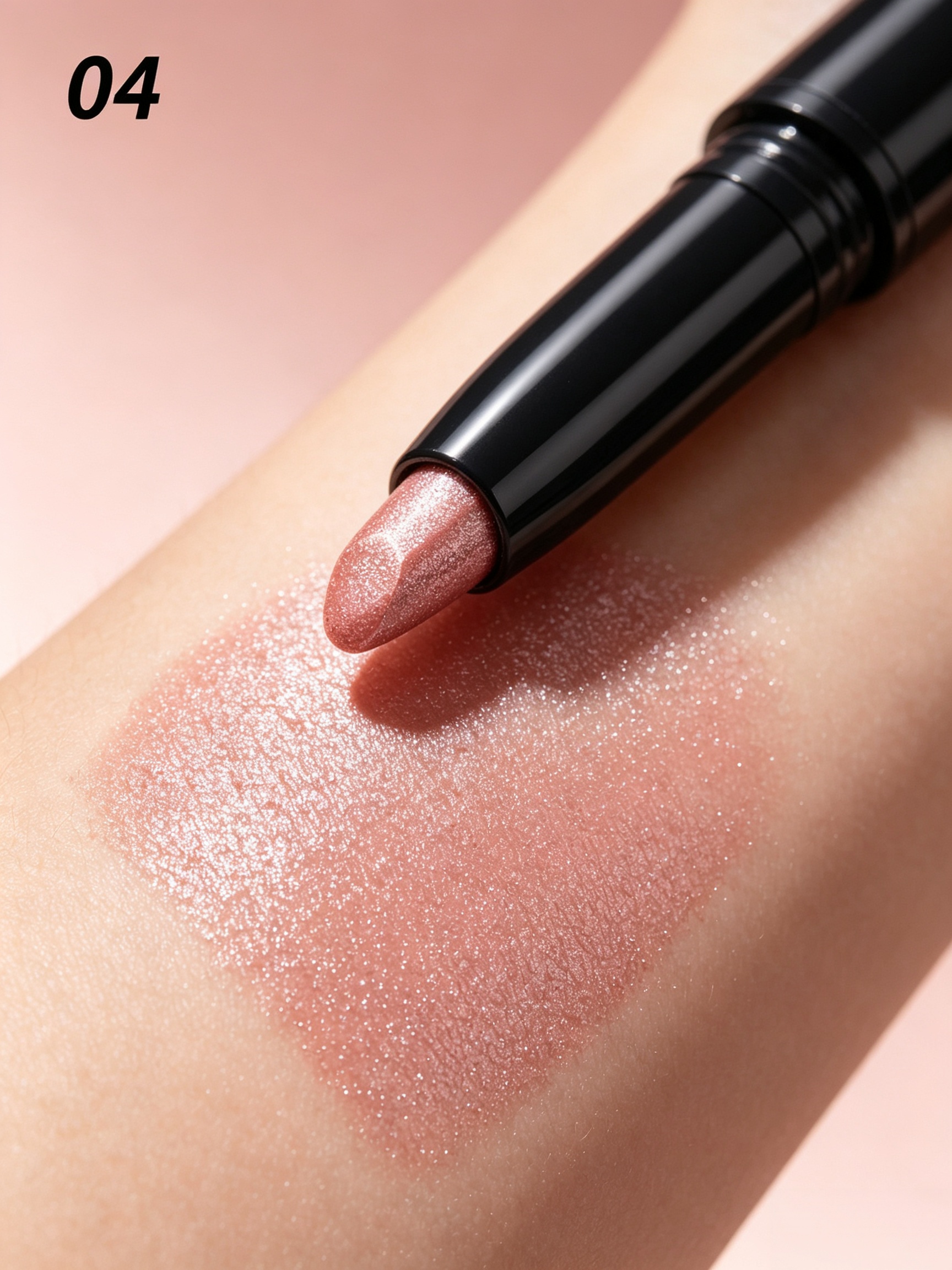 YOUNG VISION #04 Pink Shimmer Eyeshadow Stick - Waterproof Cream Eye Makeup