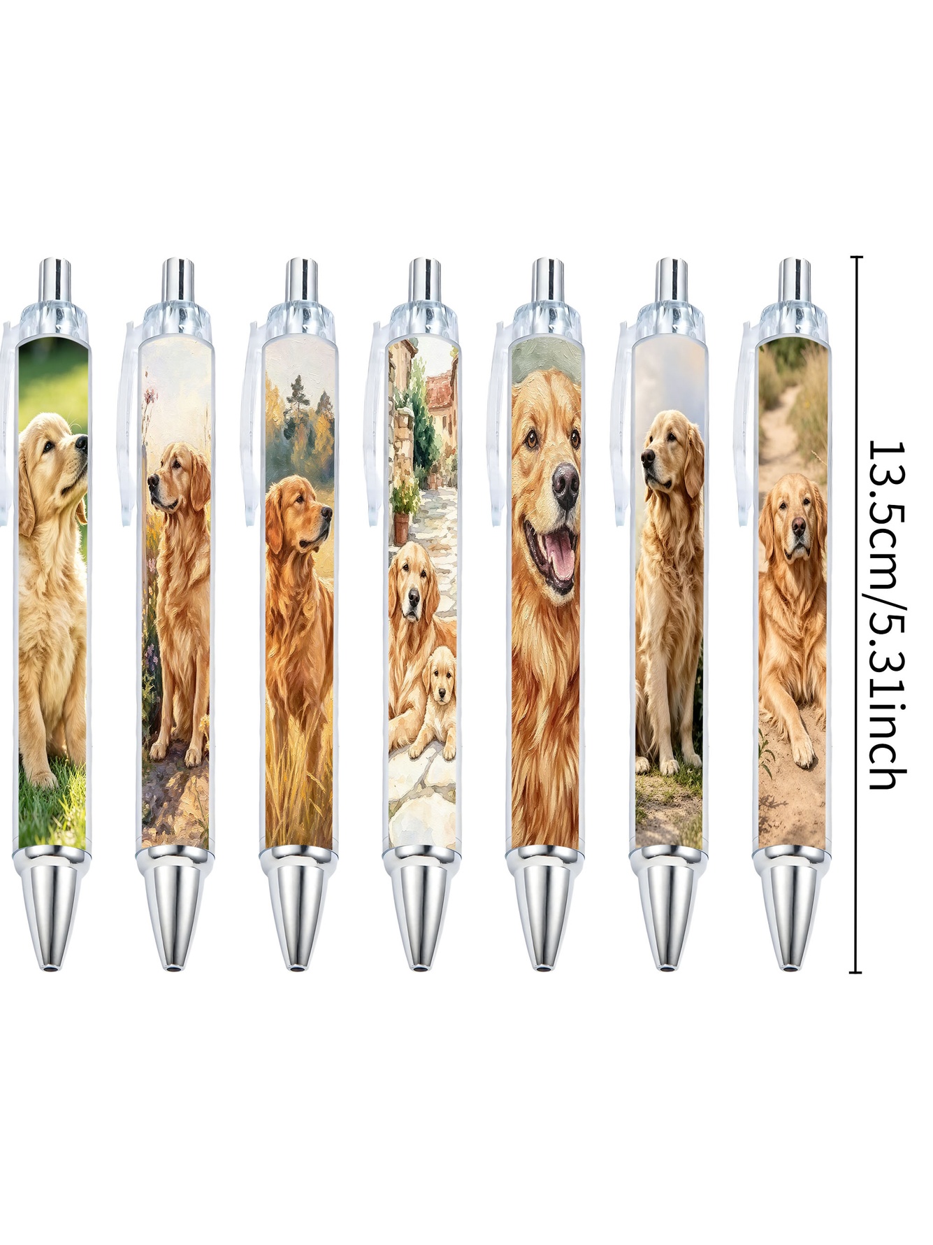 Golden Retriever Theme Gel Pen- 10-Pack