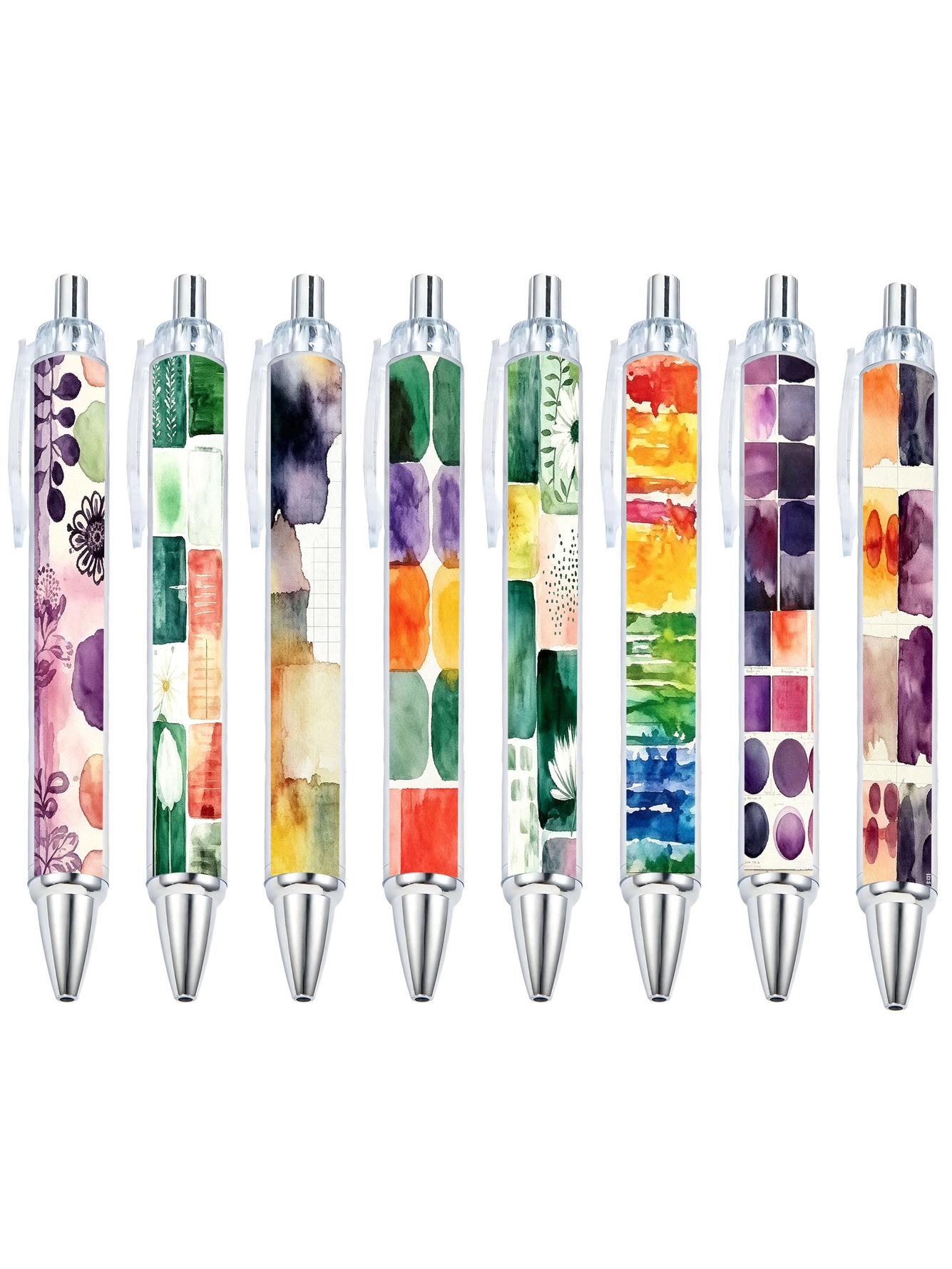 Color Block Theme Gel Pen- 10-Pack