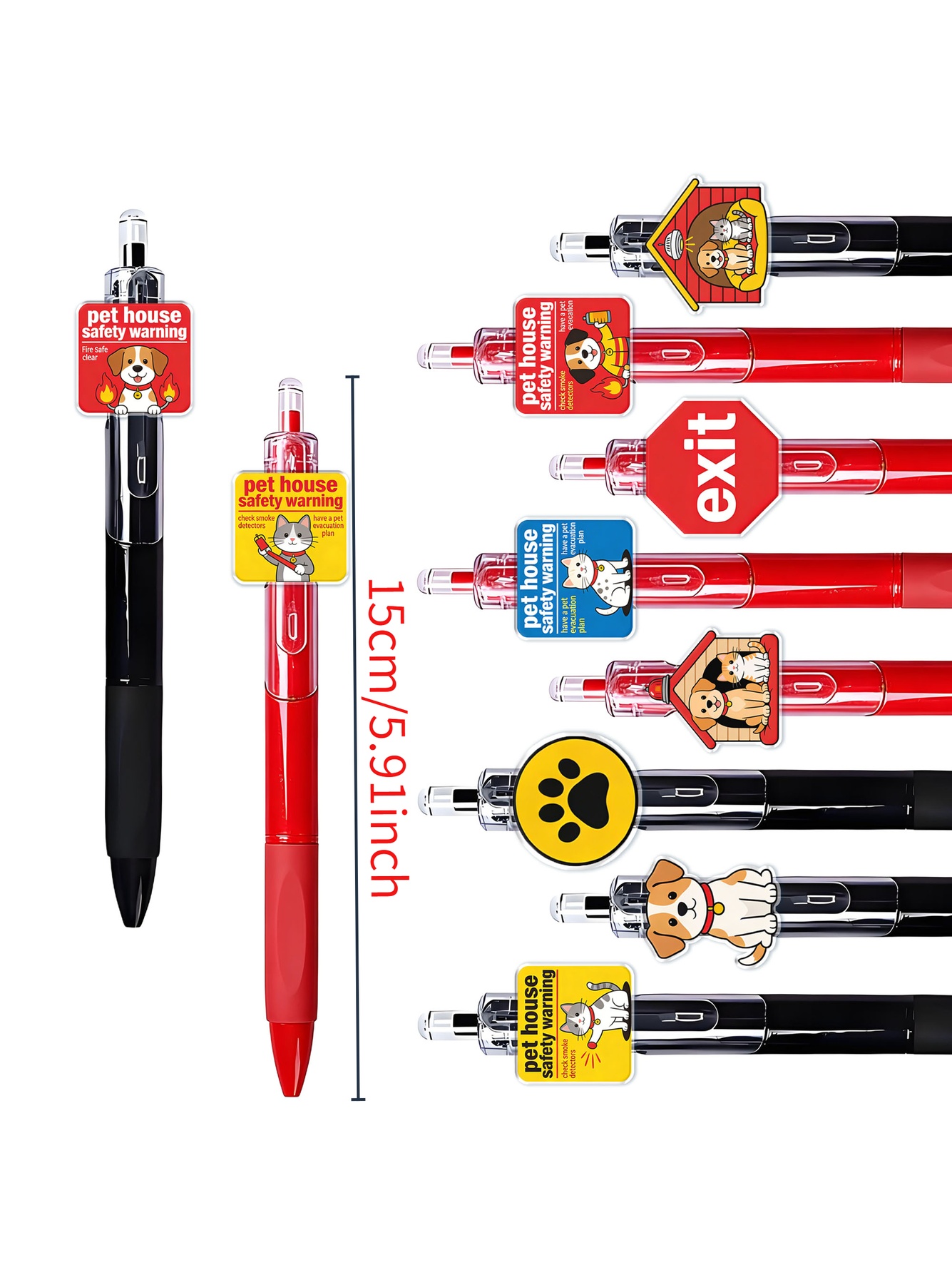 Pet House Theme Ballpoint Pen- 10-Pack