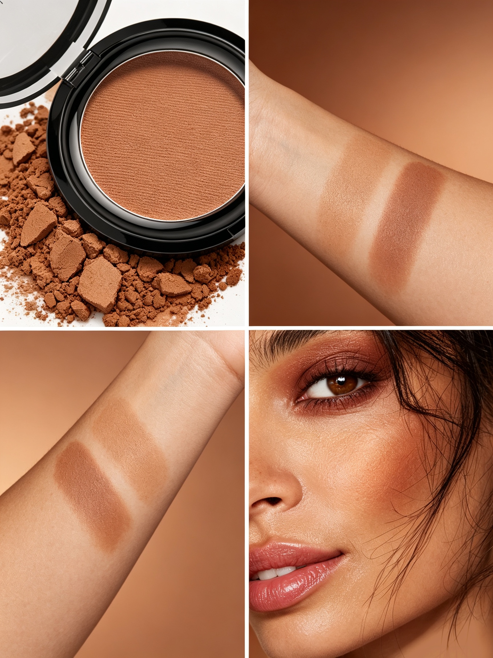 Copper Matte Contour Powder - Long-Lasting Face Sculpting for All Skin Tones