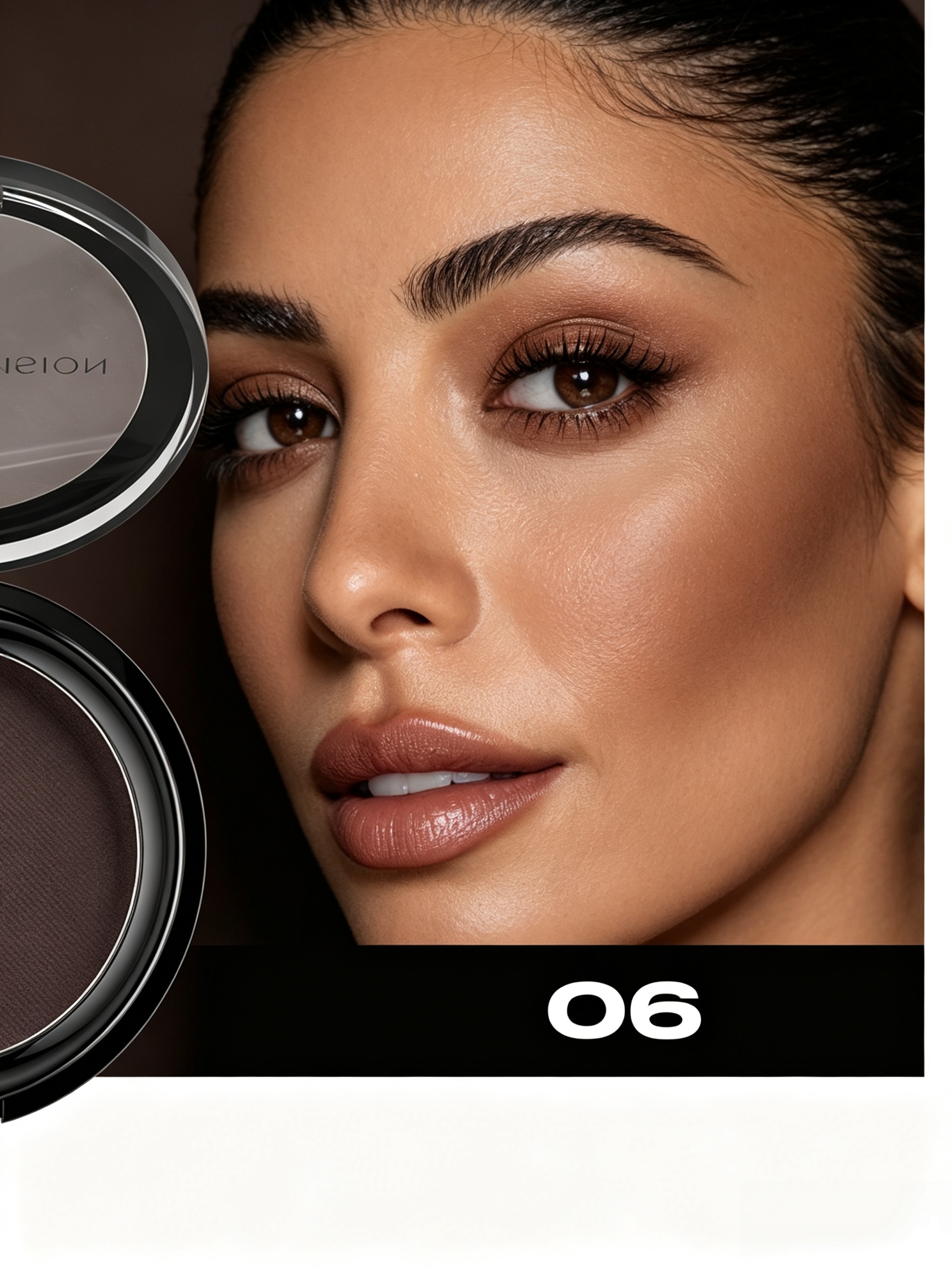 Matte Contour Powder for Sculpted Warm Skin Tone - Long-Lasting and Blendable