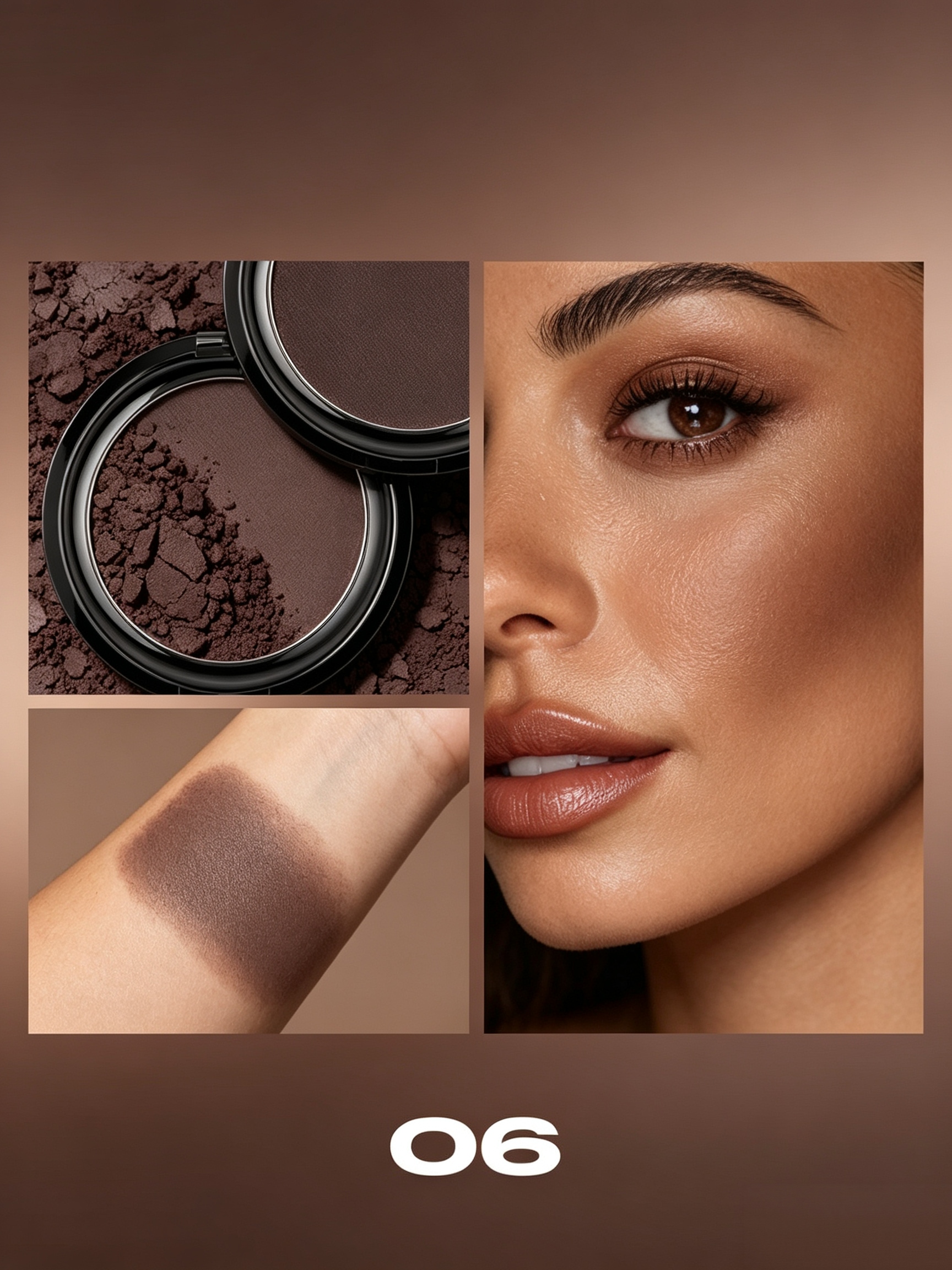 Matte Contour Powder for Sculpted Warm Skin Tone - Long-Lasting and Blendable