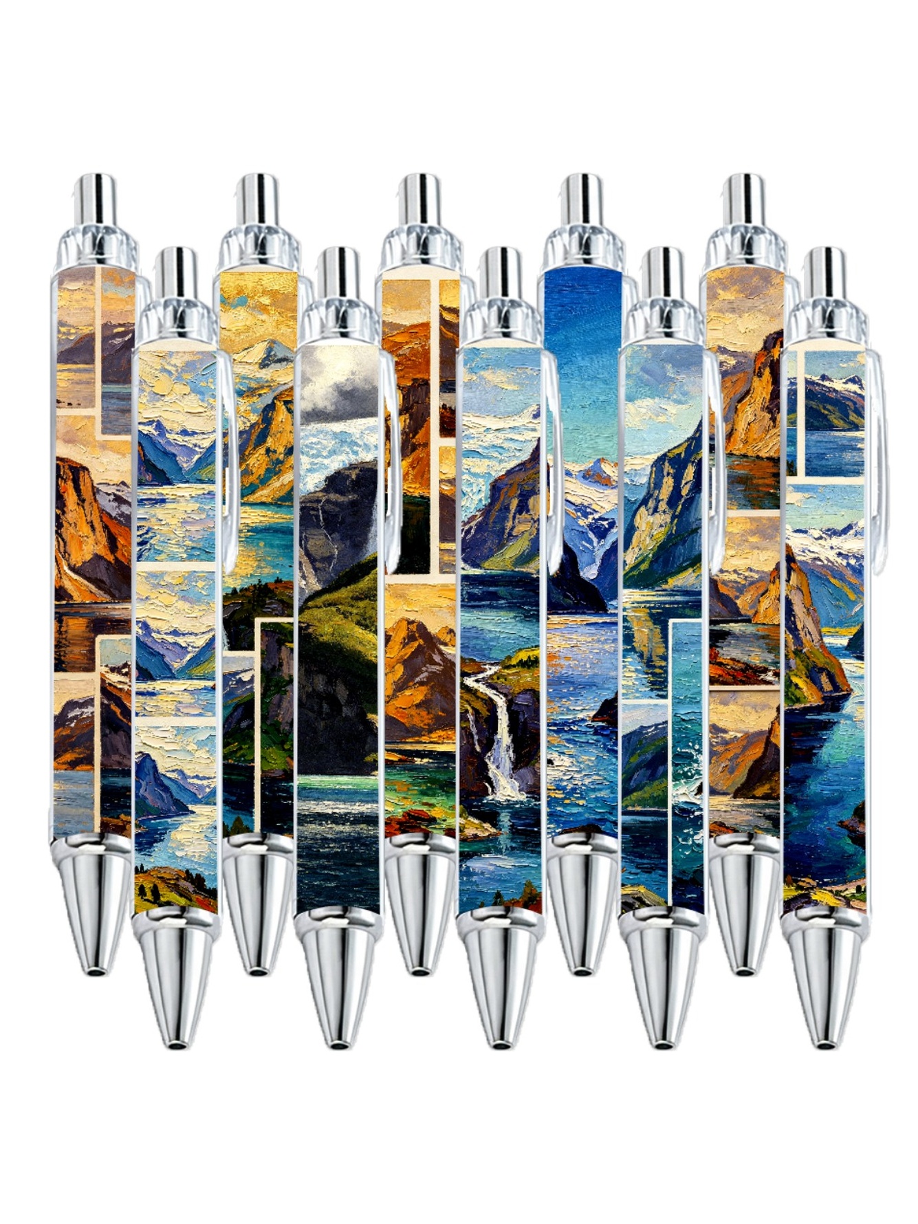 Scenic Landscape Art Gel Pen - 10-Pack