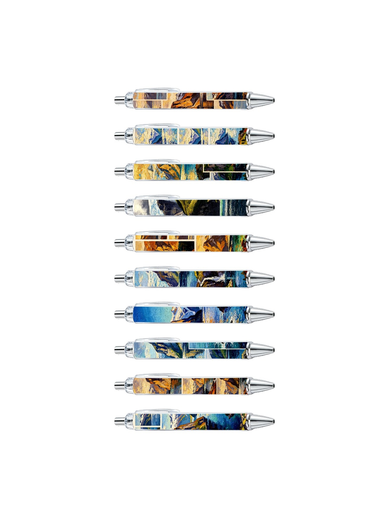 Scenic Landscape Art Gel Pen - 10-Pack