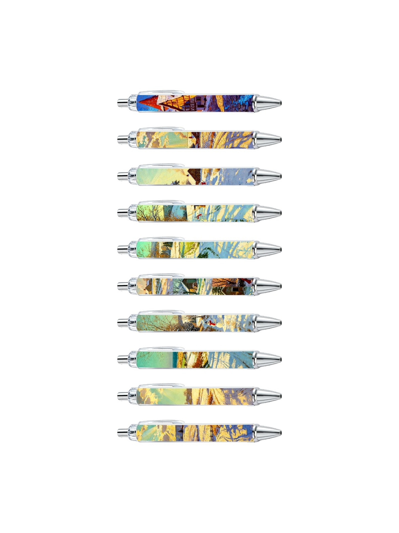 Winter Village Scenic Gel Pen - 10-Pack