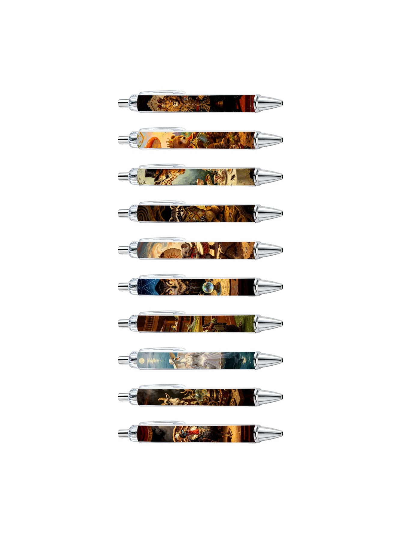 Animal Art Gel Pens - 10 Piece Set