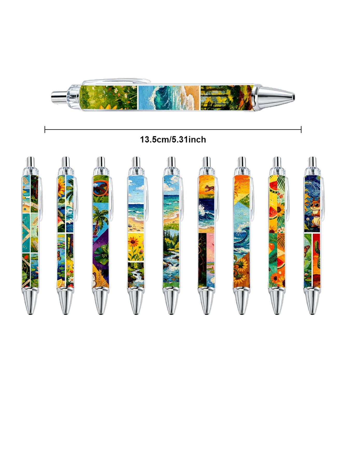 Summer Vibes Gel Pen - 10-Pack