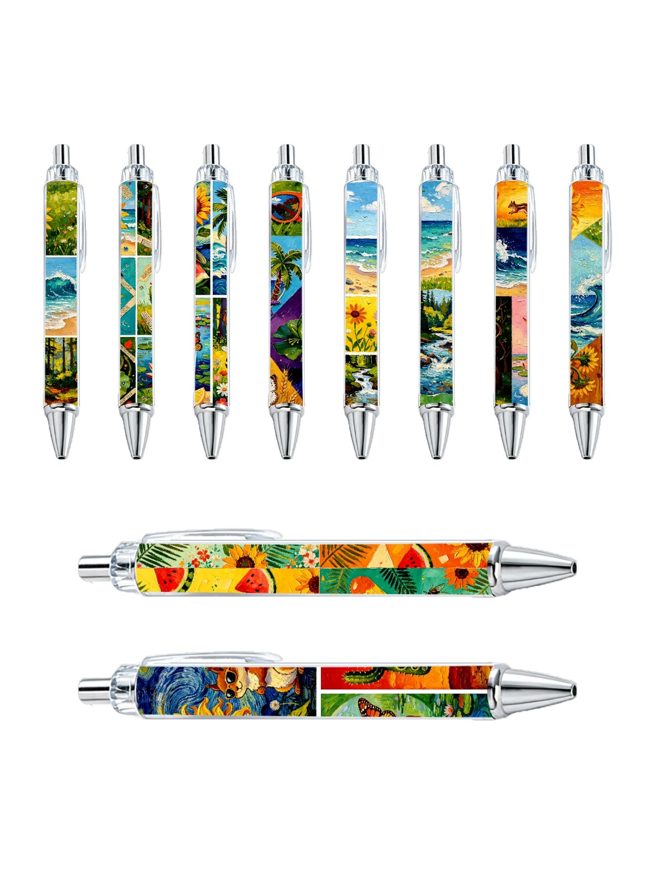 Summer Vibes Gel Pen - 10-Pack