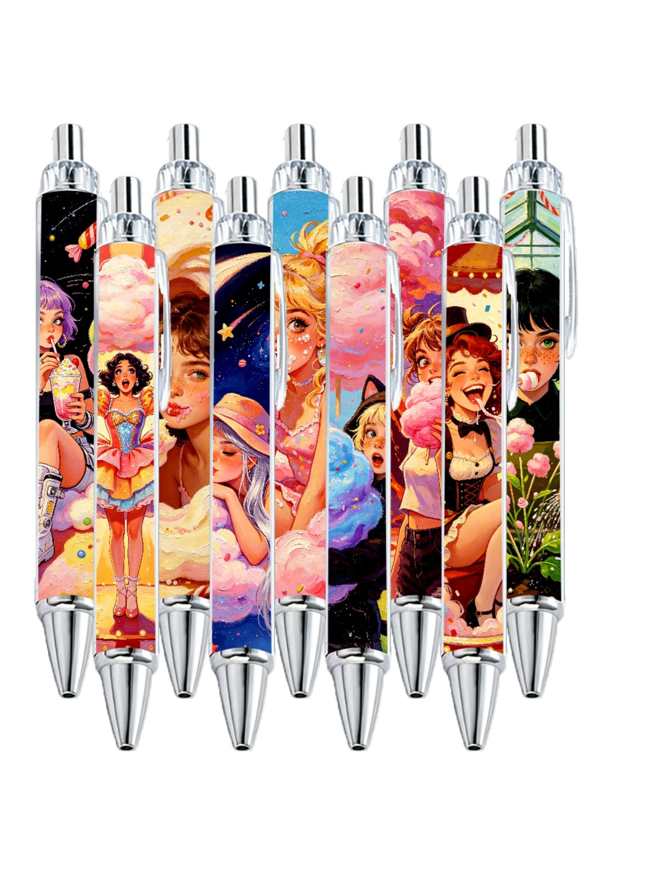 Art Gel Pens Set - 10-Piece