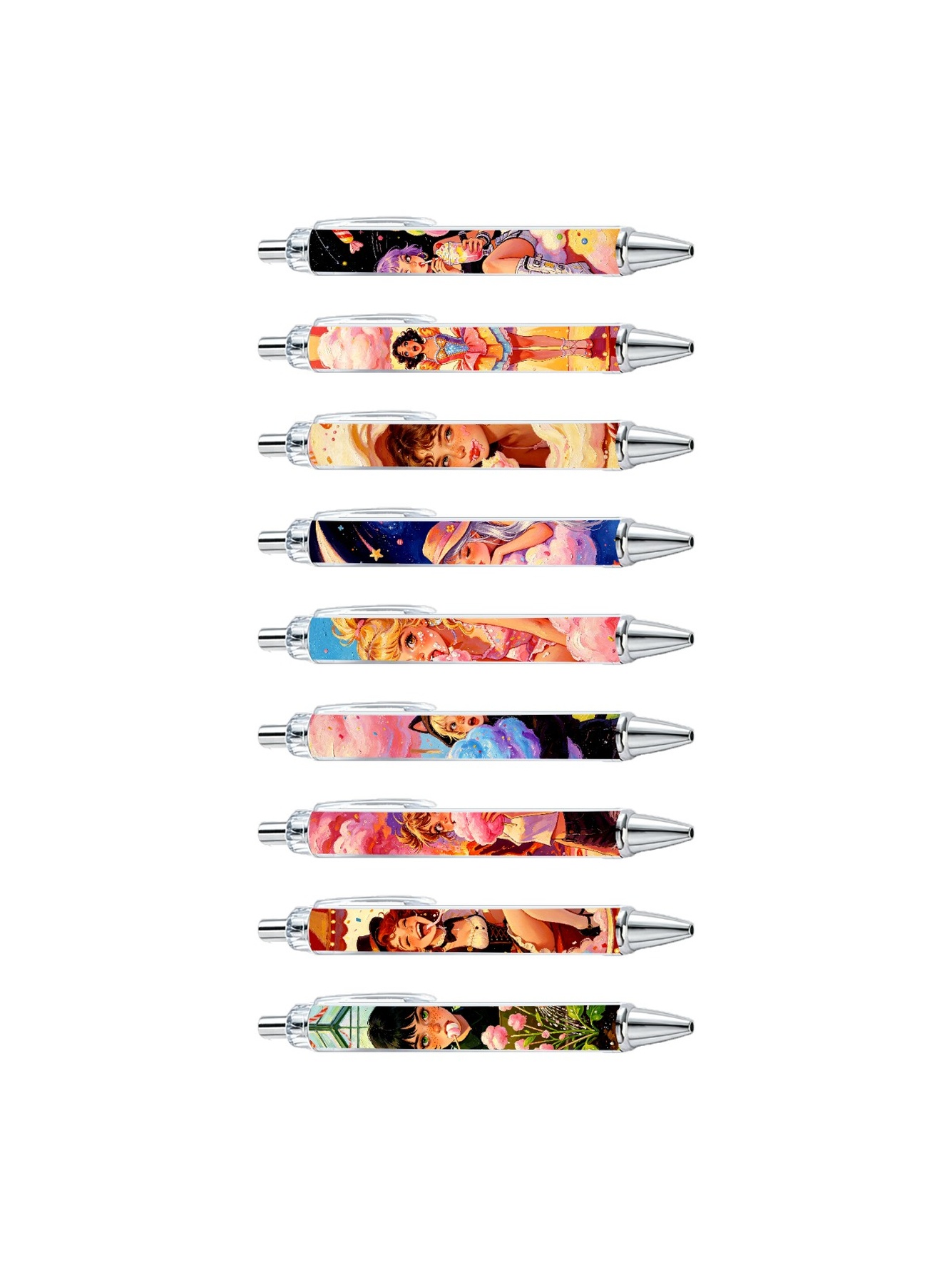 Art Gel Pens Set - 10-Piece