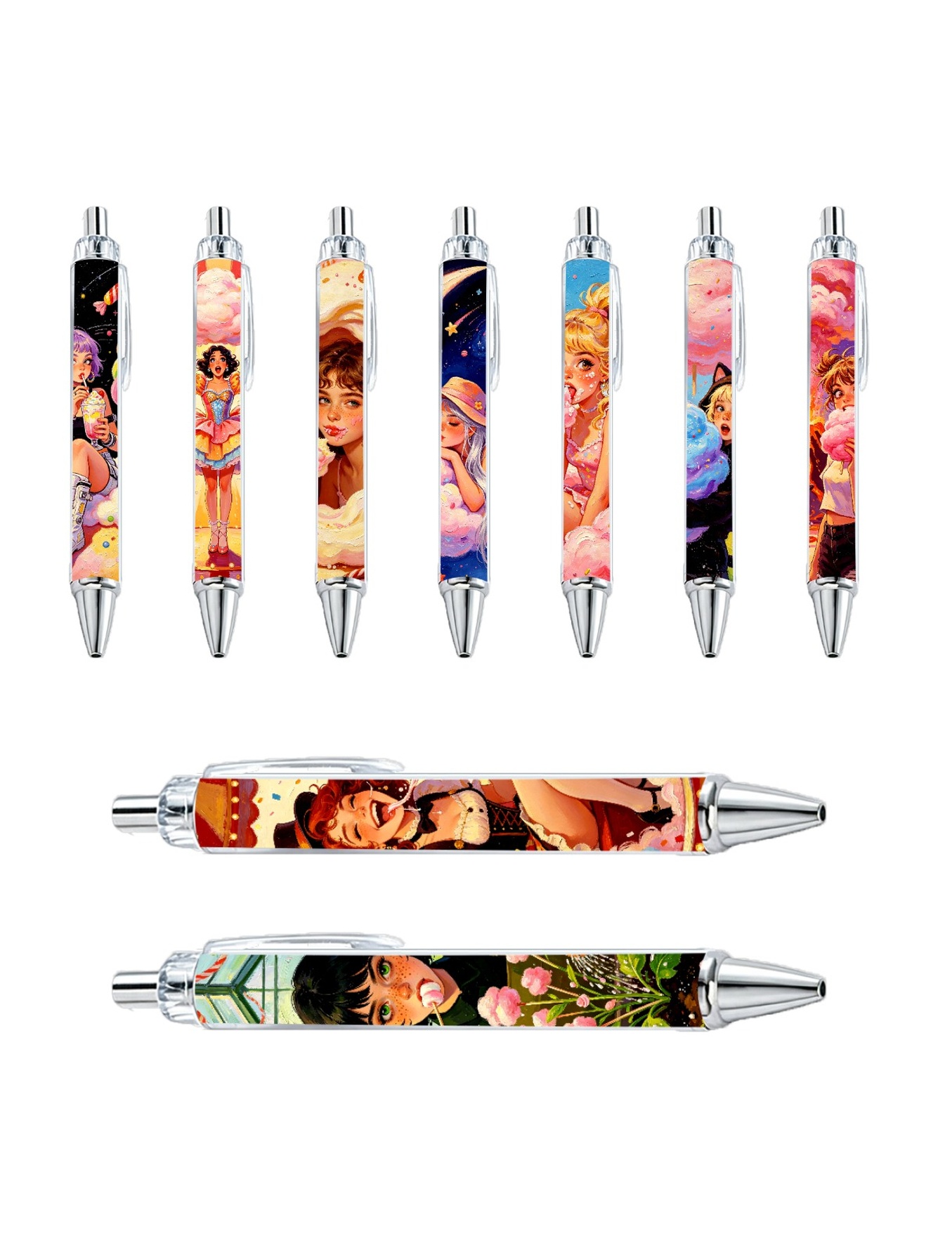 Art Gel Pens Set - 10-Piece