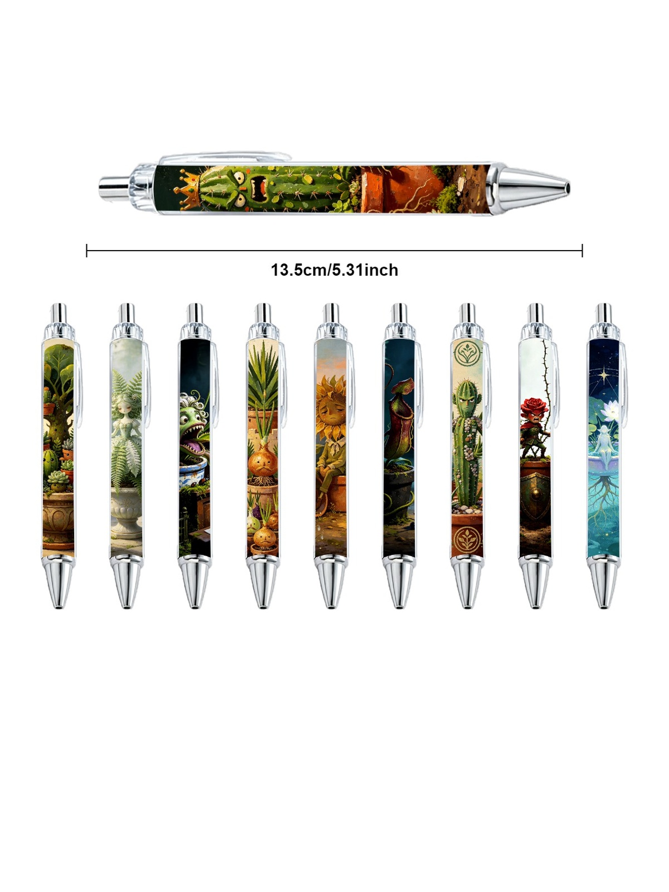 Plant Garden Gel Pen Set - 10-Piece