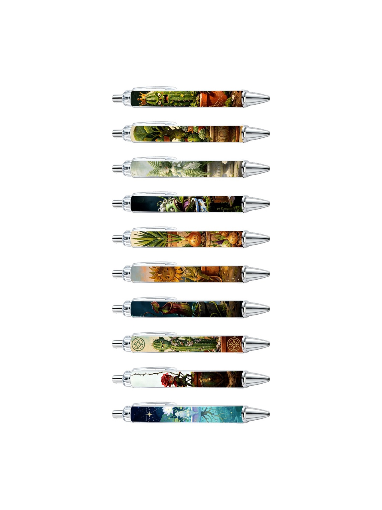 Plant Garden Gel Pen Set - 10-Piece