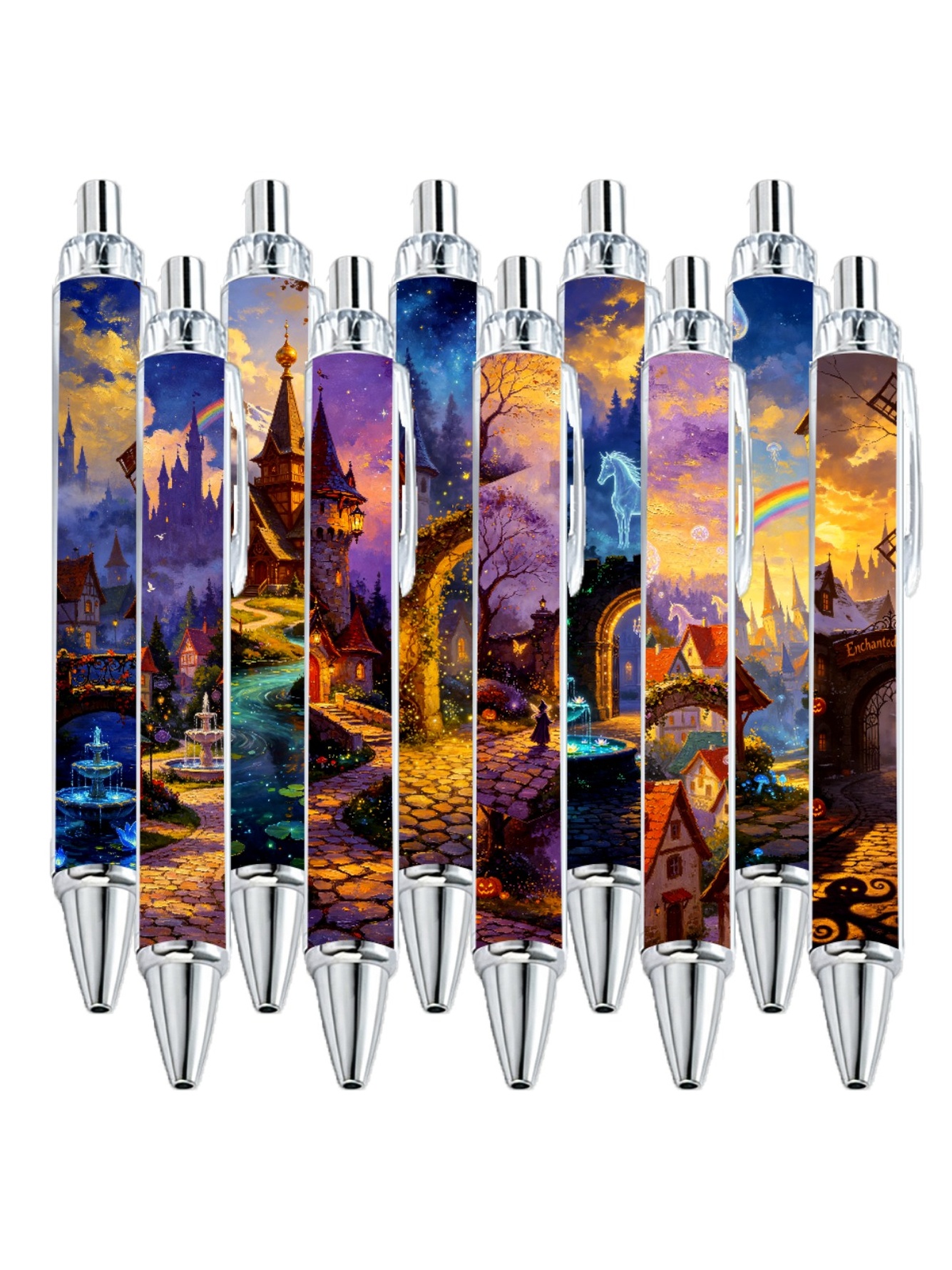 Multi Scenic Ballpoint Pens