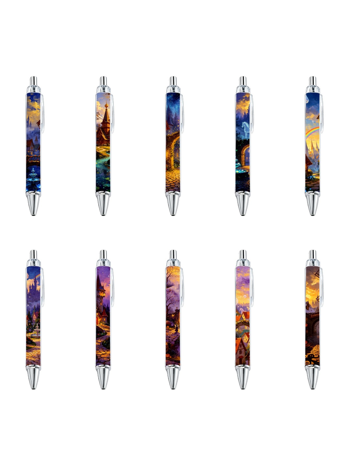 Multi Scenic Ballpoint Pens