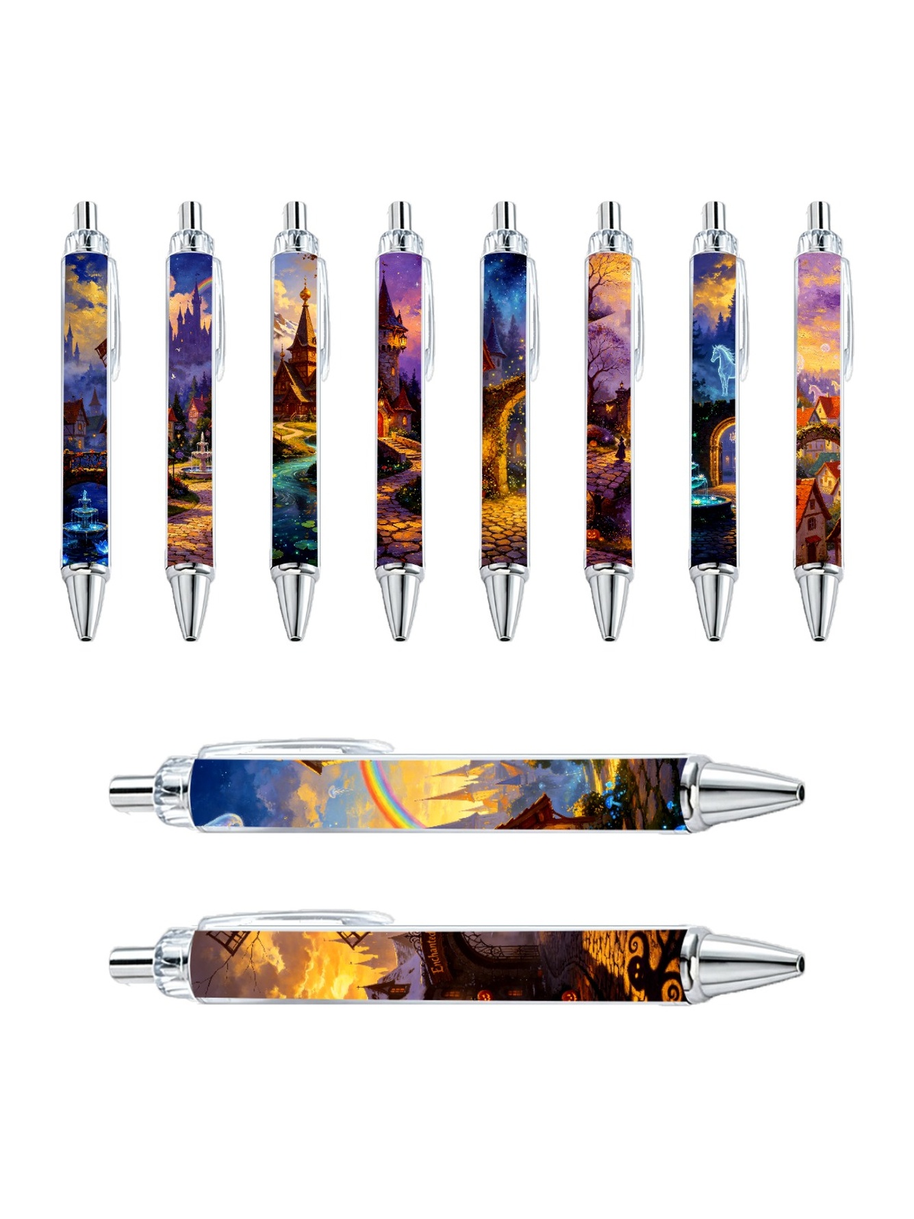 Multi Scenic Ballpoint Pens
