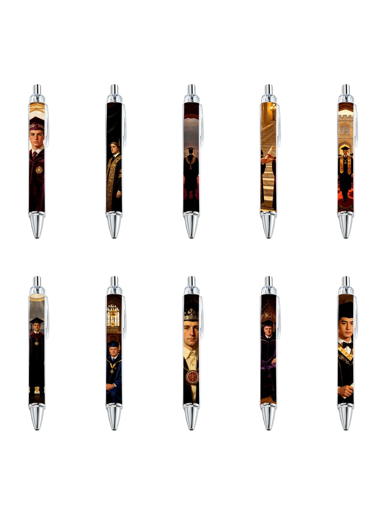 Academic Achievement Gel Pen Set - 10-Piece