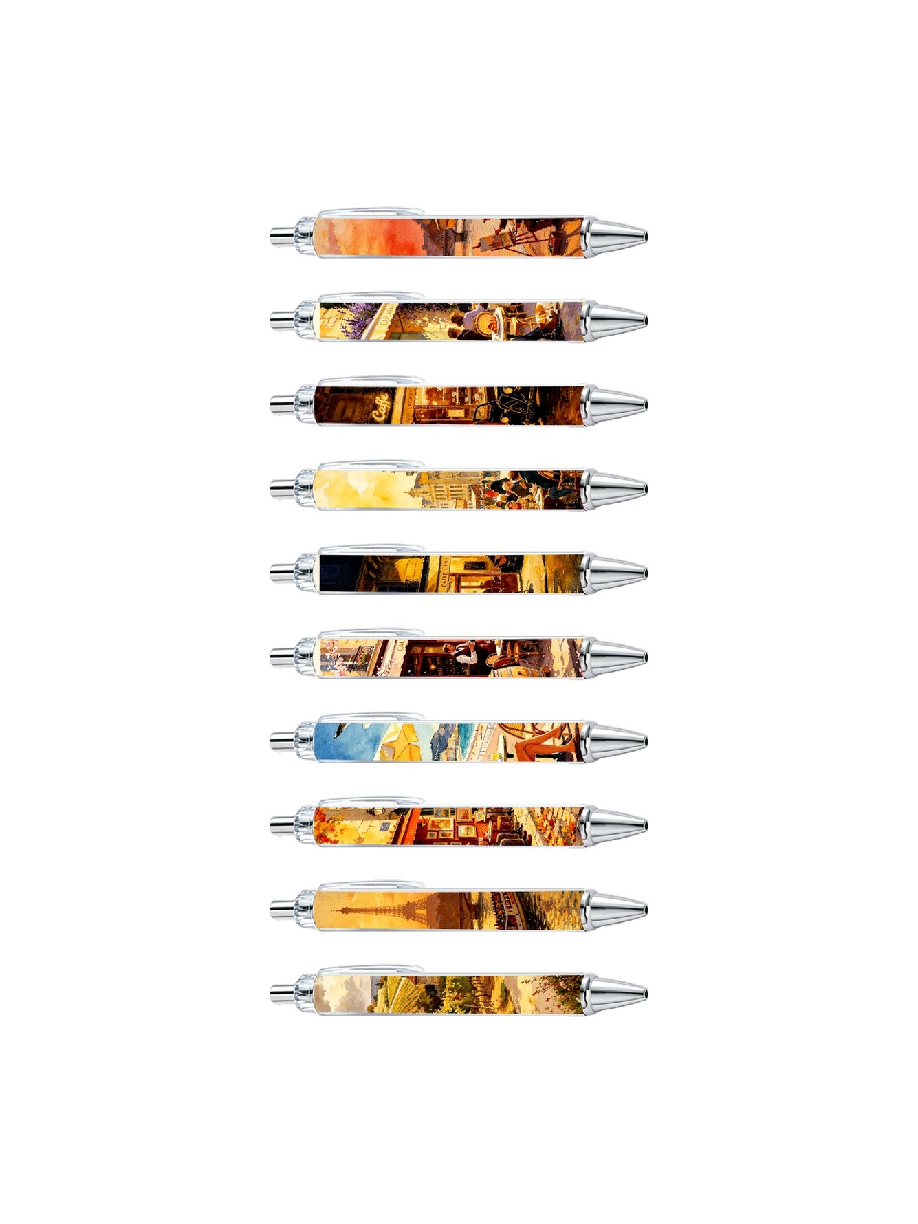 Parisian Scene Gel Pen