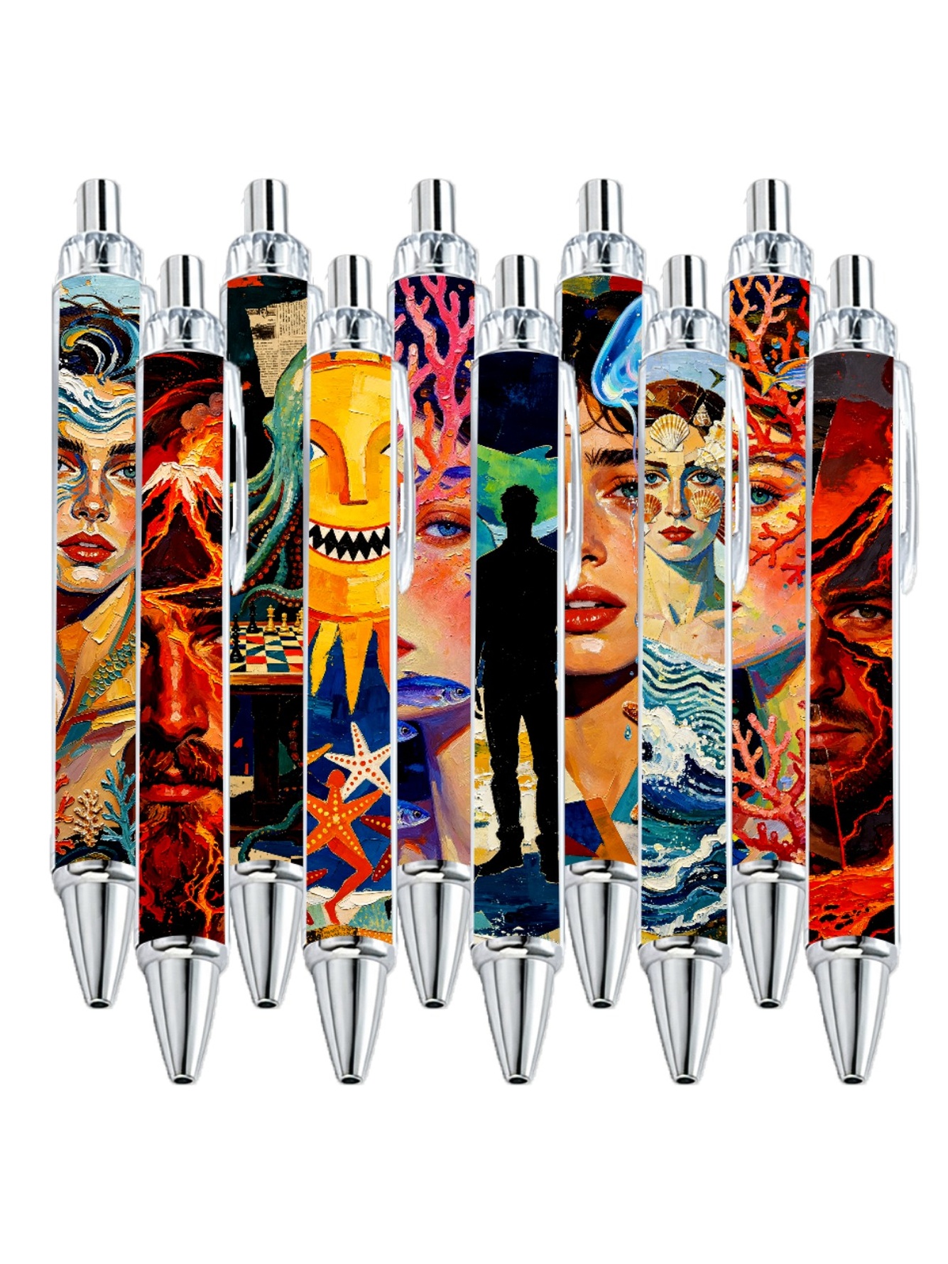 Marine Gel Pen - 10-Pack
