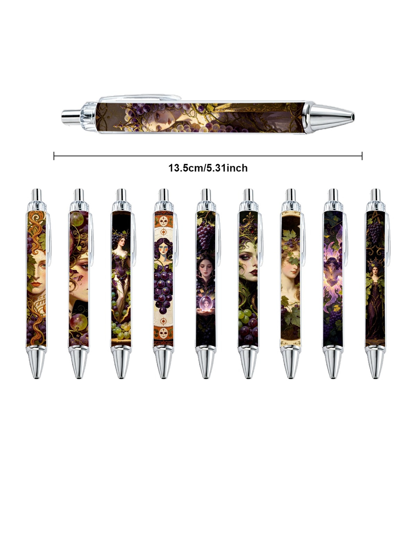 Mythical Grape Goddess Gel Pens - 10-Pack
