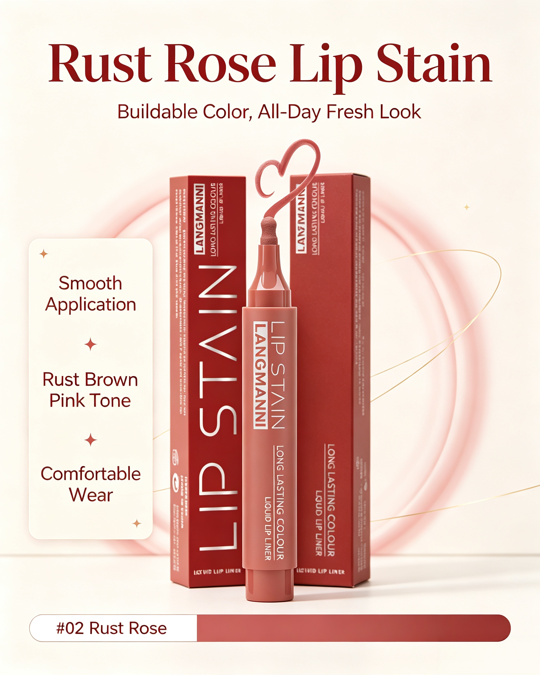 Lip Stain #02 Rust Rose