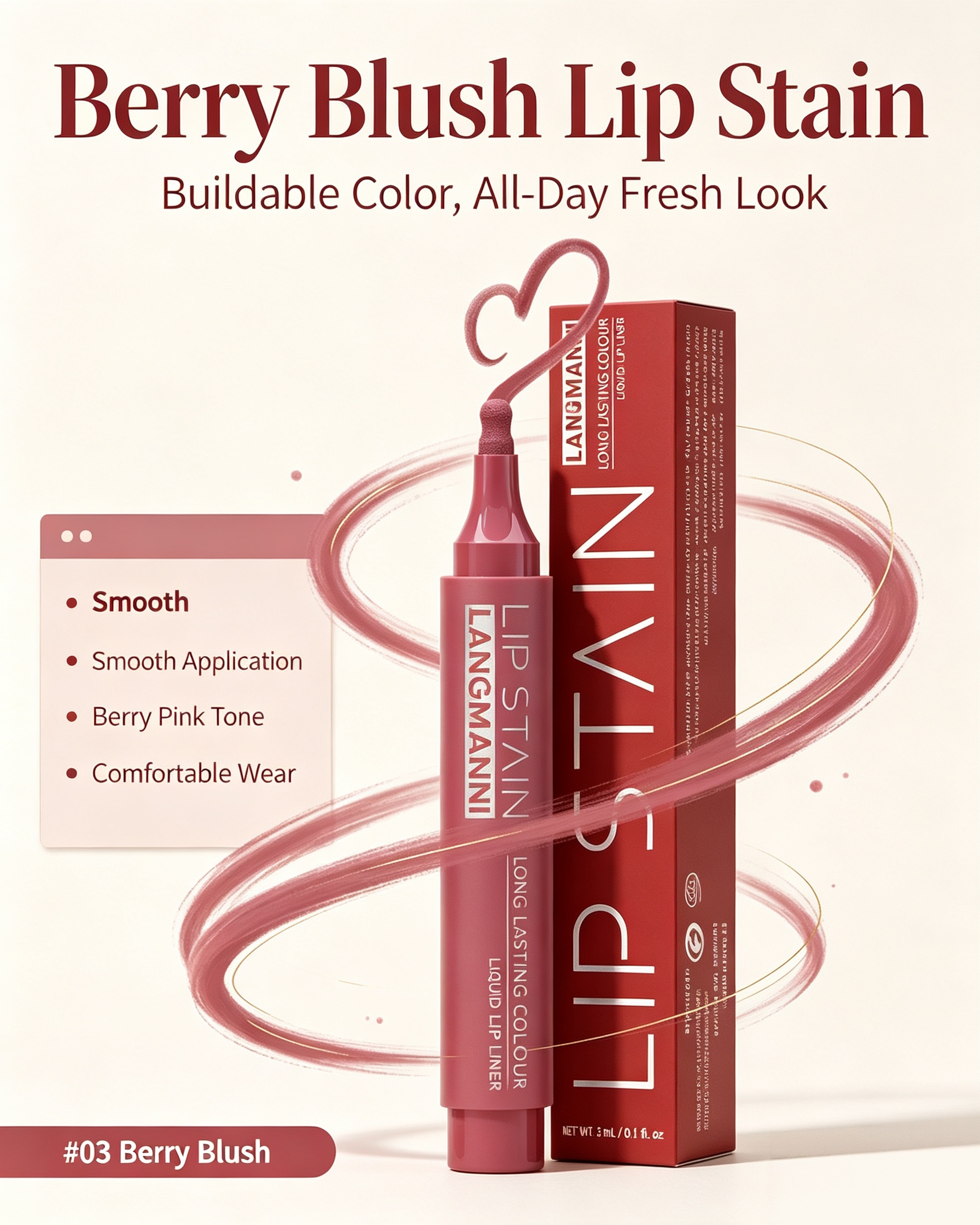 Lip Stain #03 Berry Blush