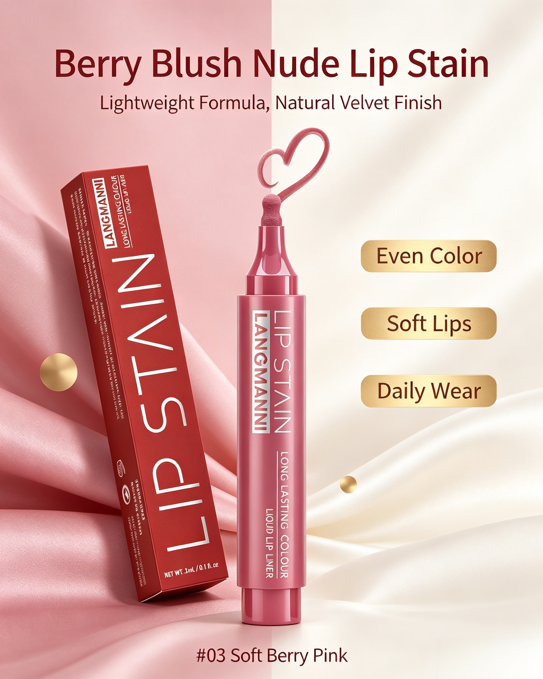 Lip Stain #03 Berry Blush