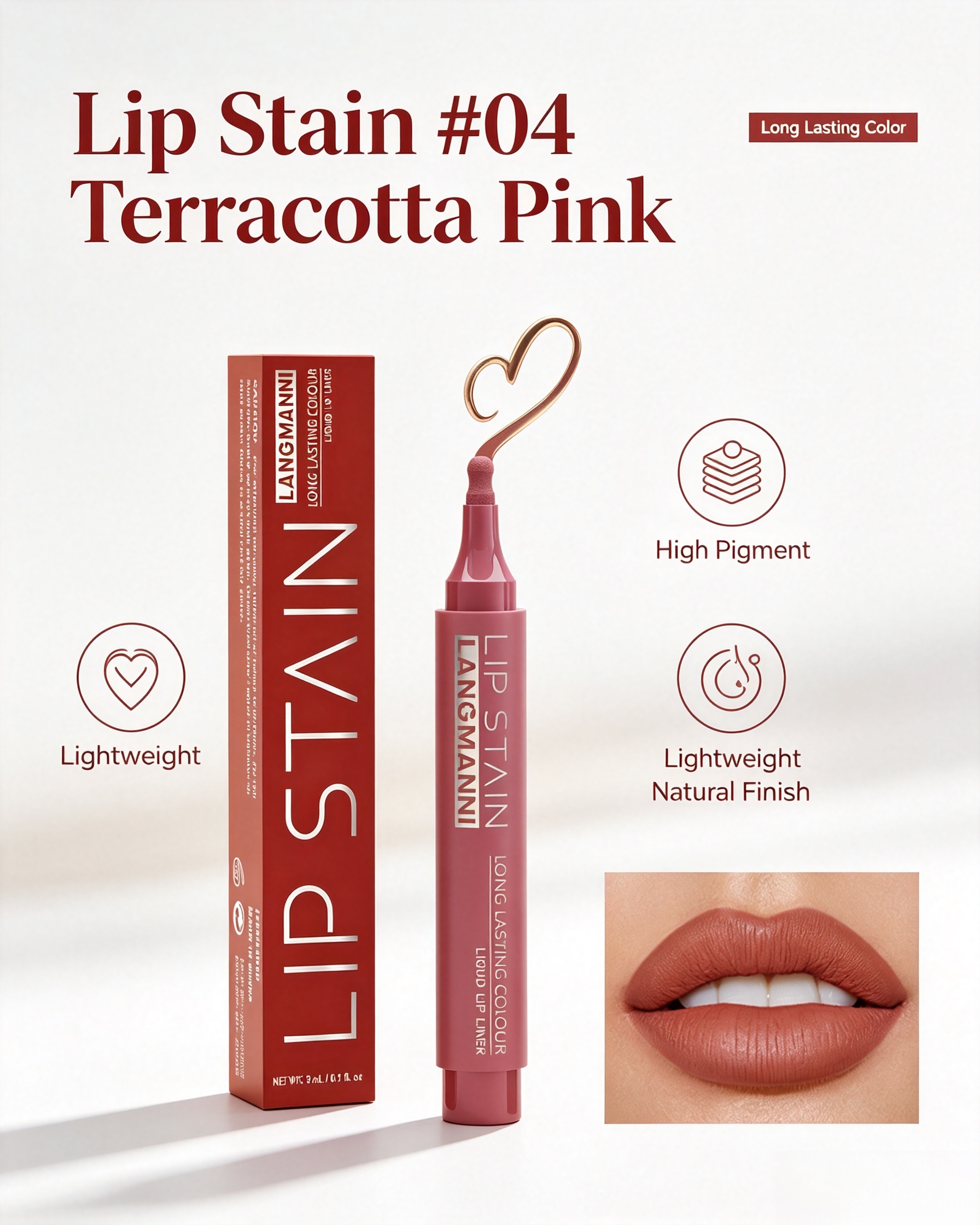 Lip Stain #04 Terracotta Pink