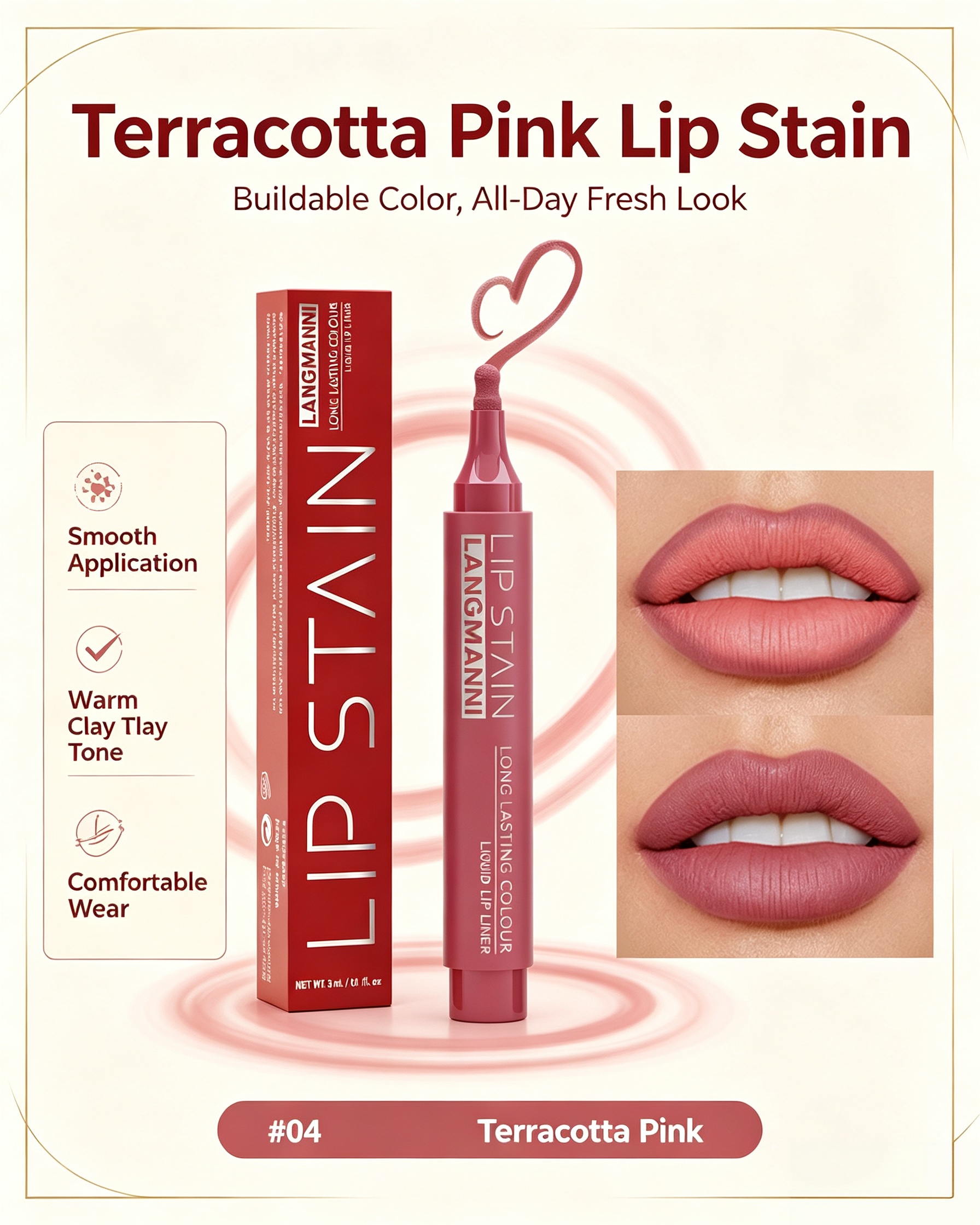 Lip Stain #04 Terracotta Pink