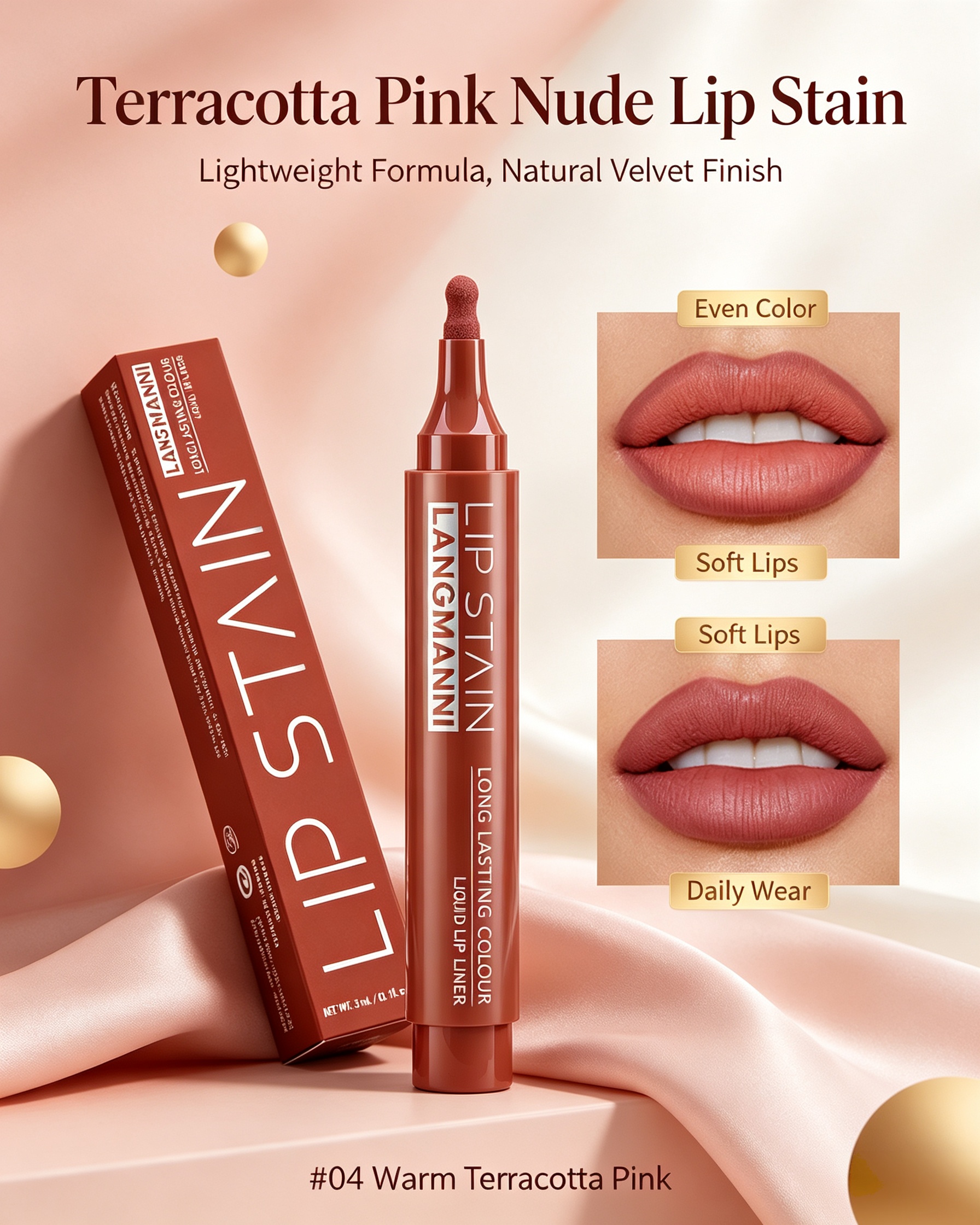 Lip Stain #04 Terracotta Pink