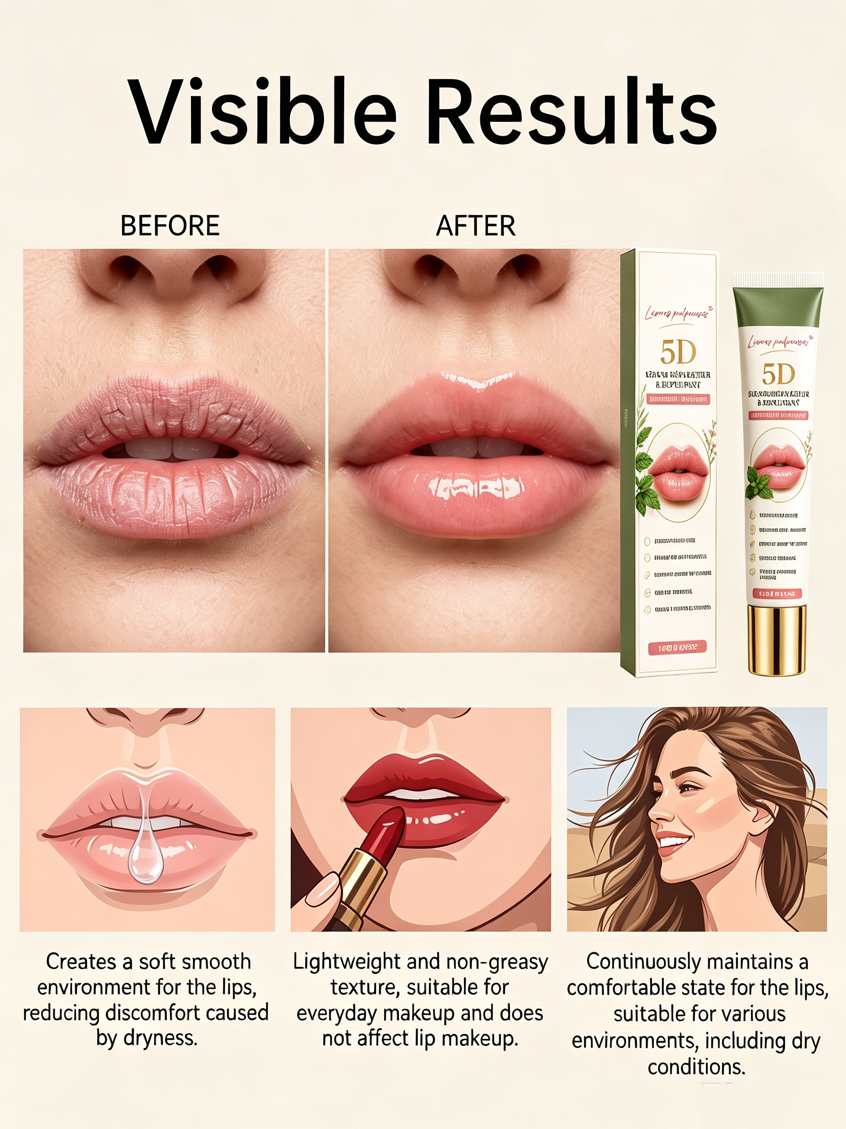 Lip Repairing and Plumping Serum