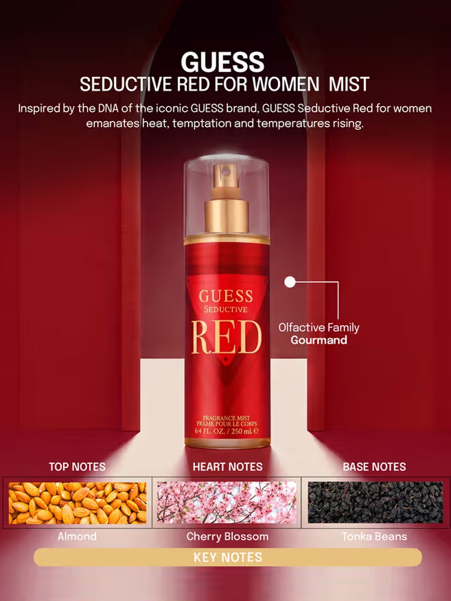 Seductive Red Body Mist 250Ml