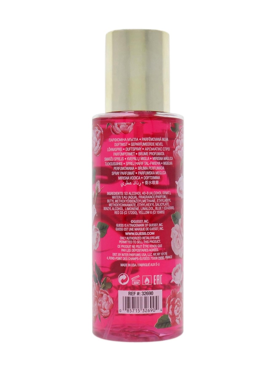 Love Passion Kiss 250Ml Fragrance Body Mist