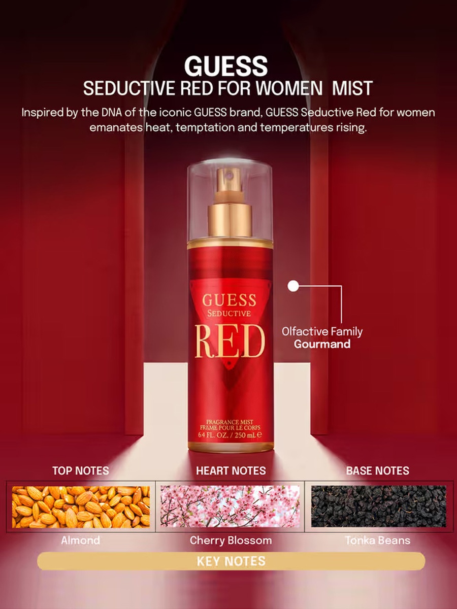 Seductive Red Body Mist 250Ml