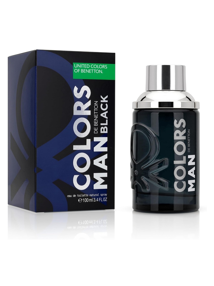 Benetton Colors De Benetton Man Black Eau De Toilette 100Ml
