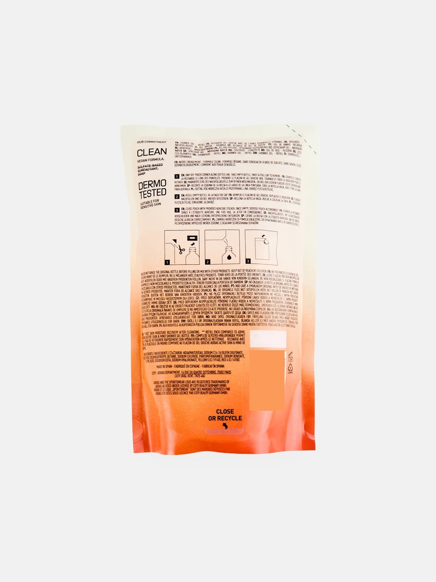 Energy Kick Shower Gel Refill 400ml