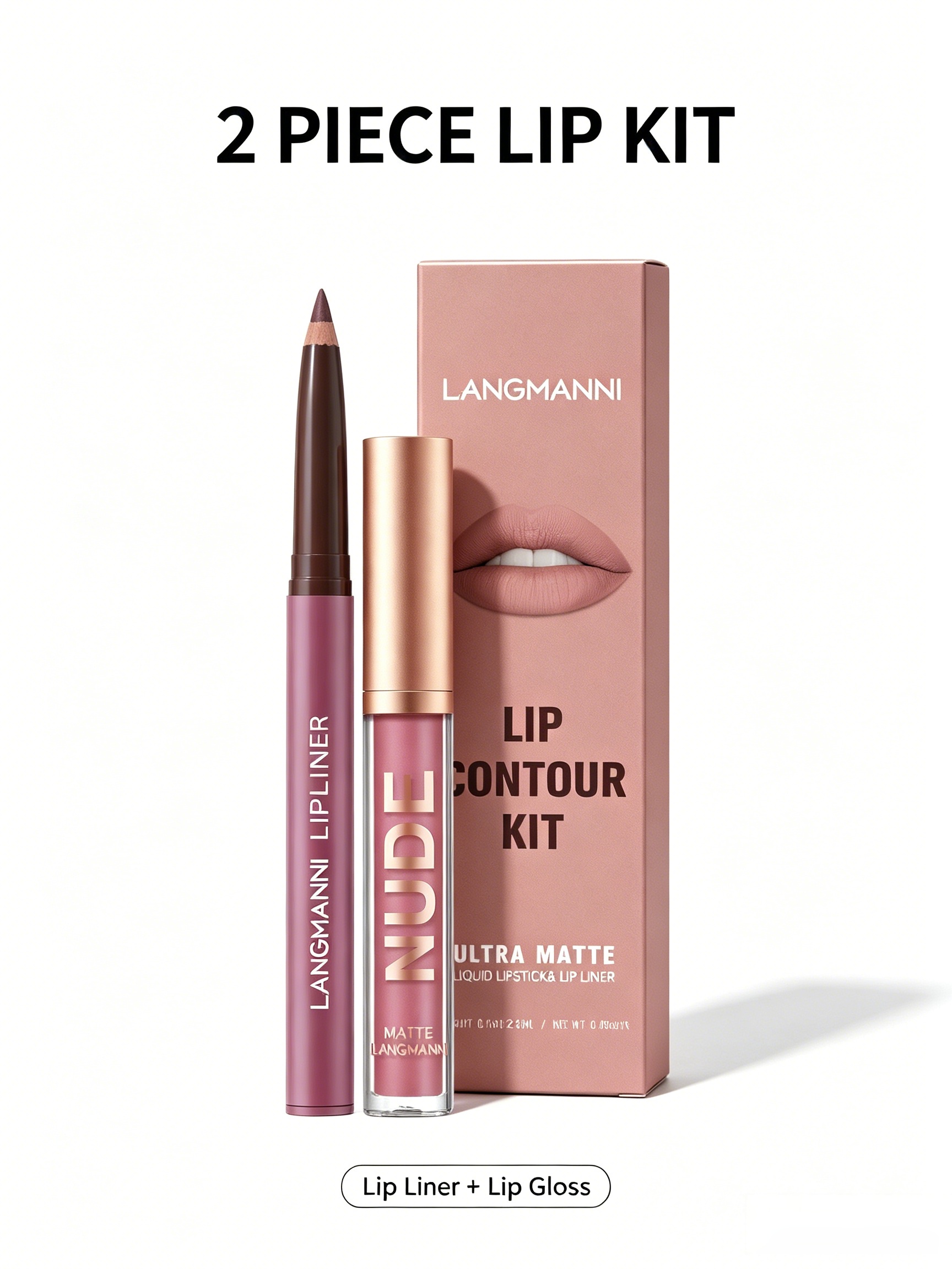 2-Piece Lip Contour Kit 02 Rose Mauve