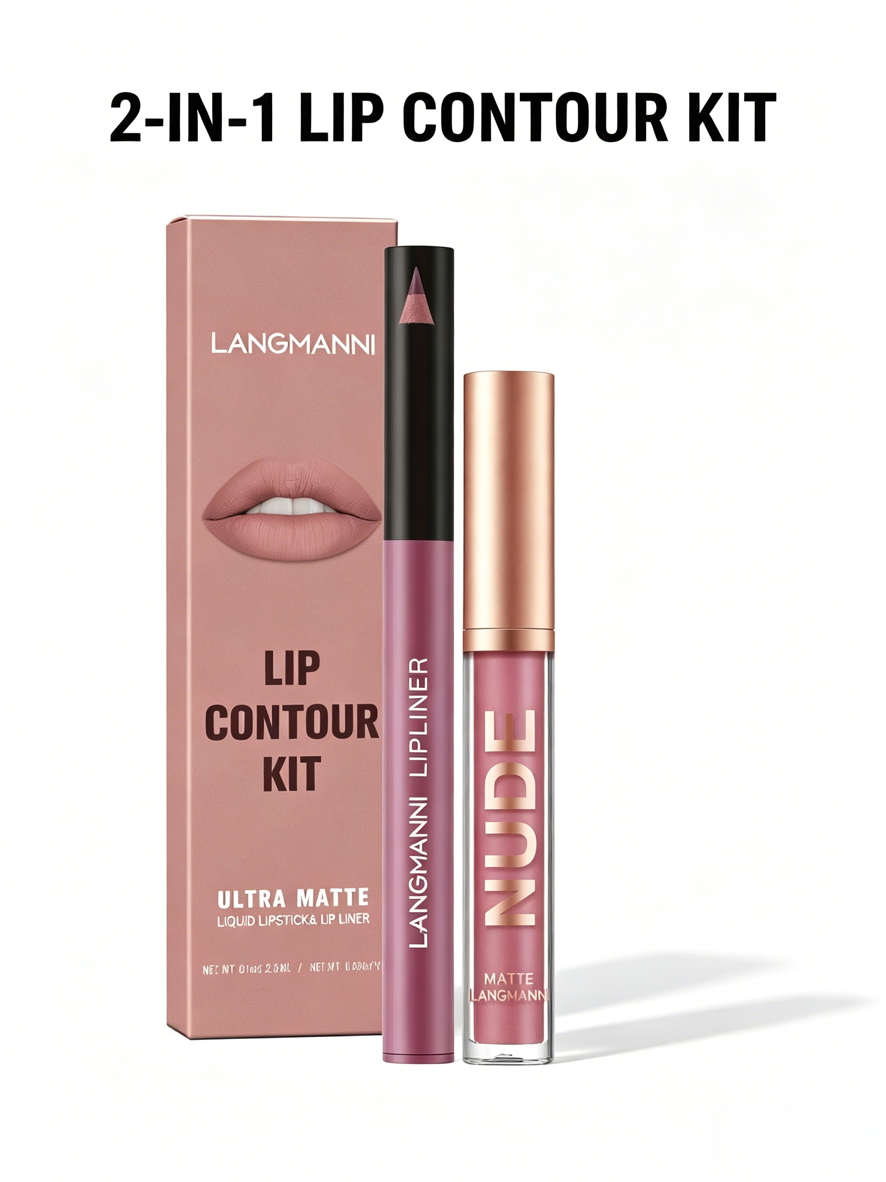 2-Piece Lip Contour Kit 02 Rose Mauve