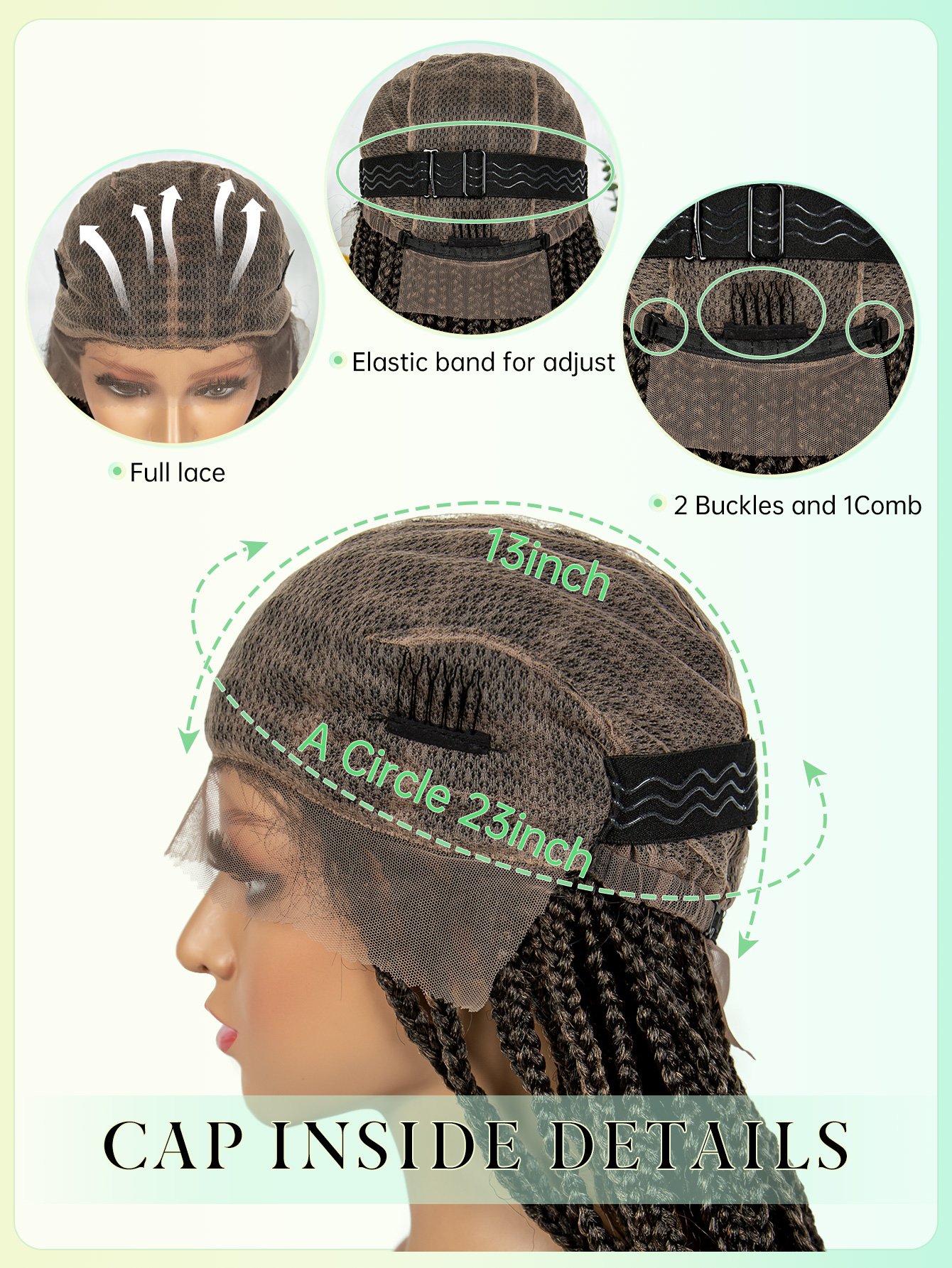 Braided Curly Wig