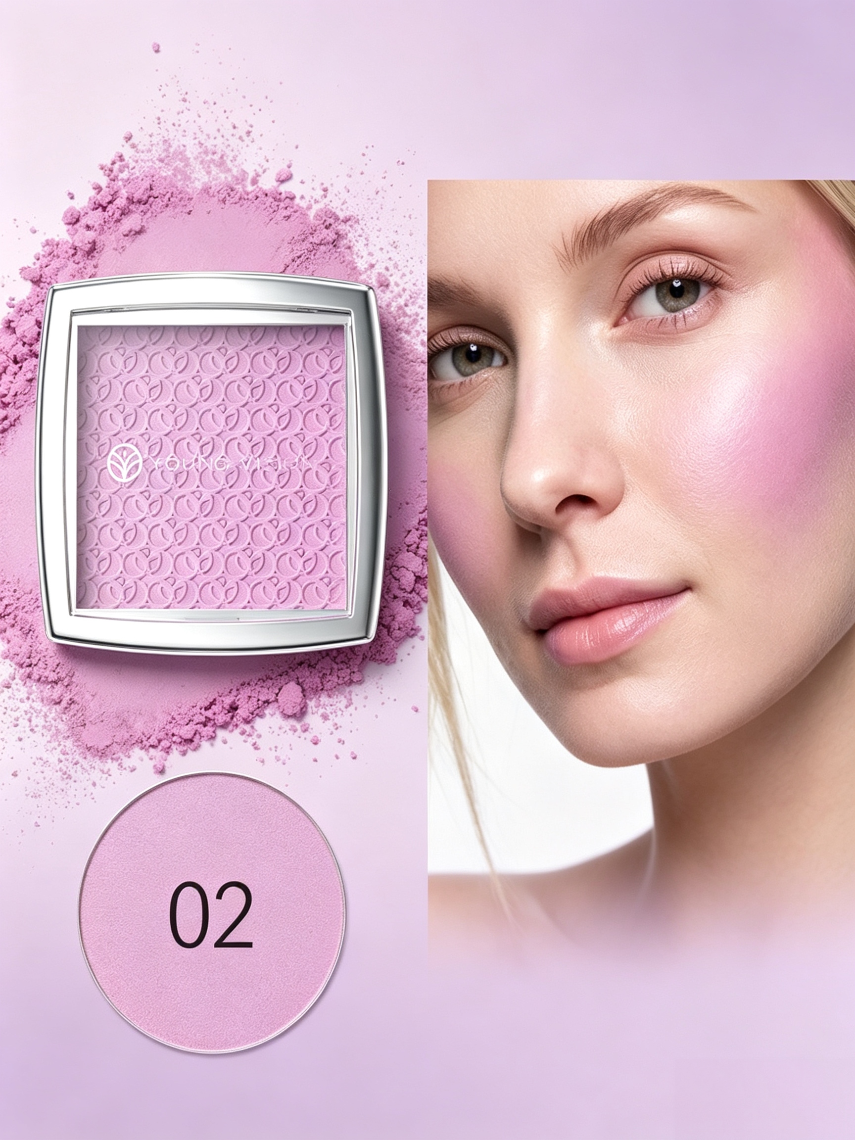 Lilac Satin Blush 02