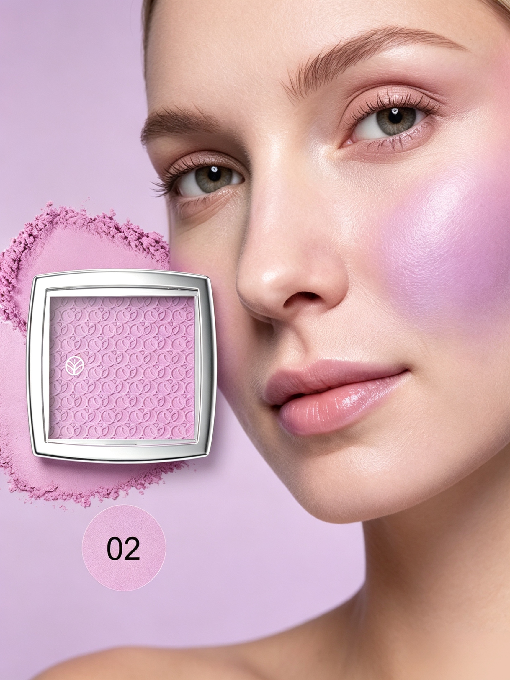 Lilac Satin Blush 02
